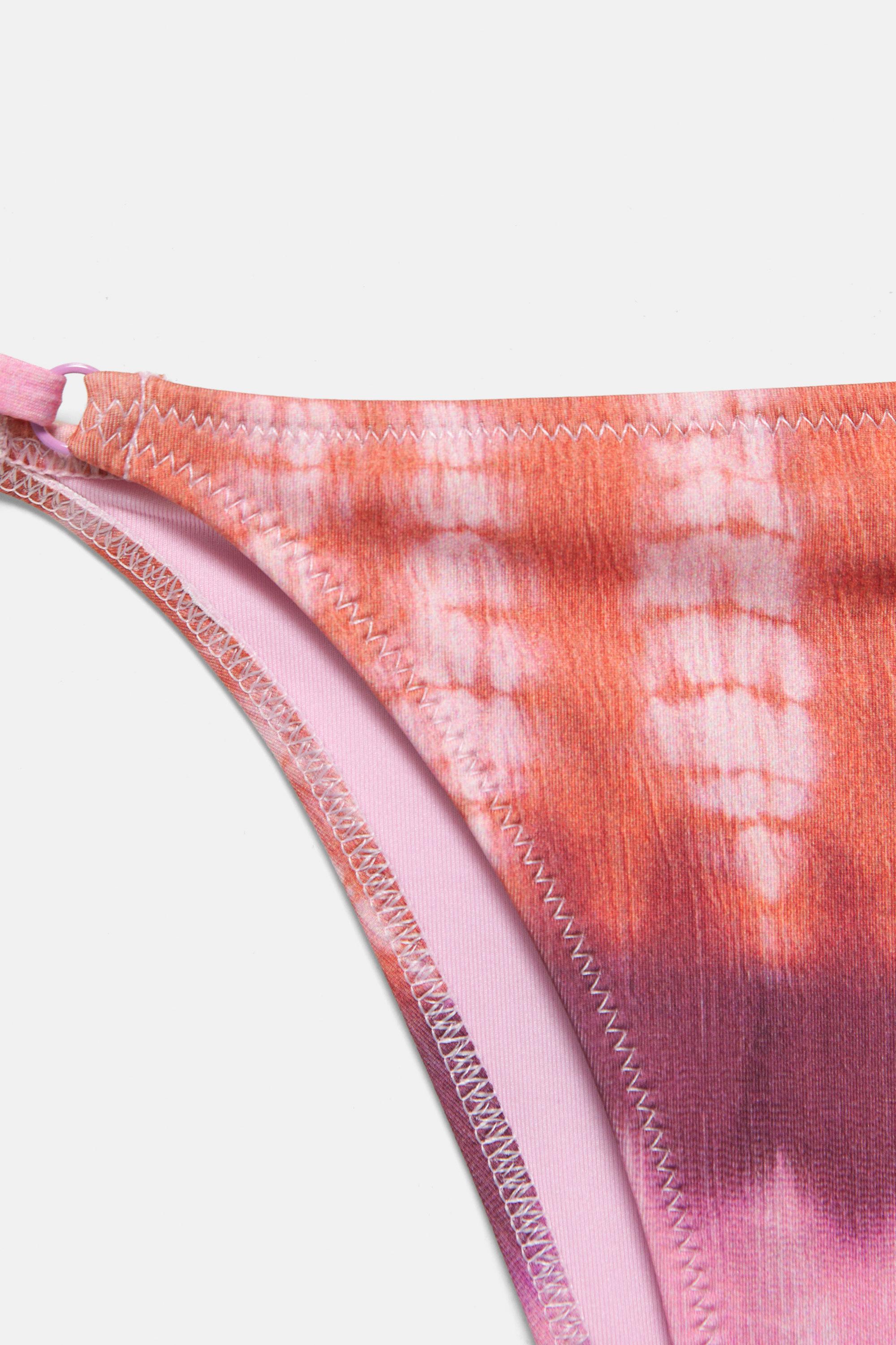 Tie-dye bikini bottoms — Pink