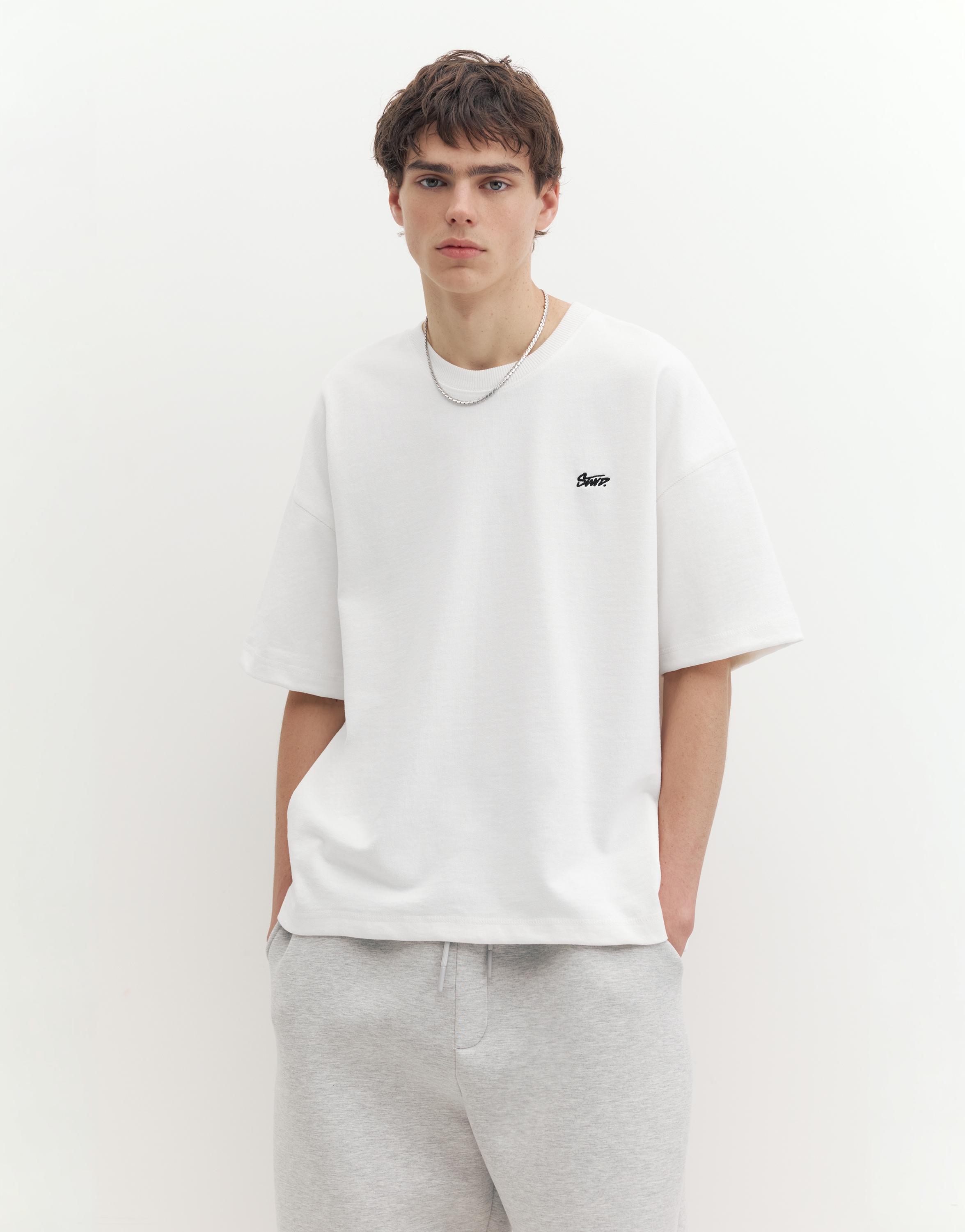 Short sleeve STWD sweatshirt — White
