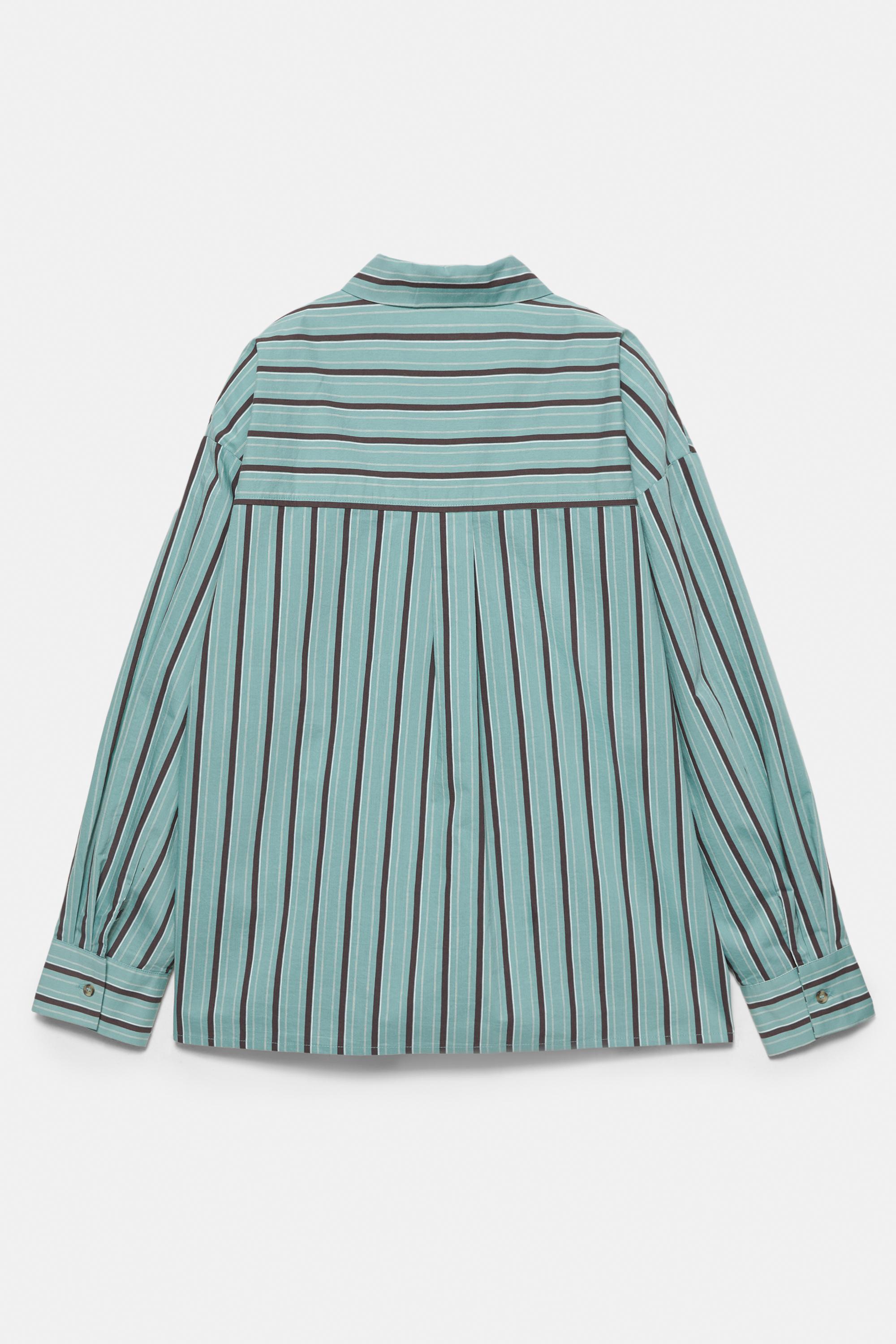Striped shirt with pocket