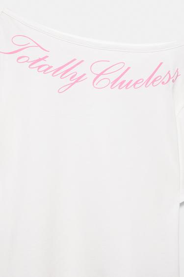 Clueless asymmetric T-shirt — White 9