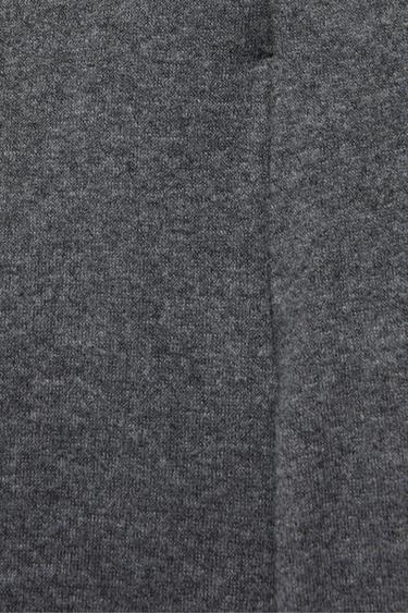 Soft-touch wide-leg trousers — Anthracite grey 6