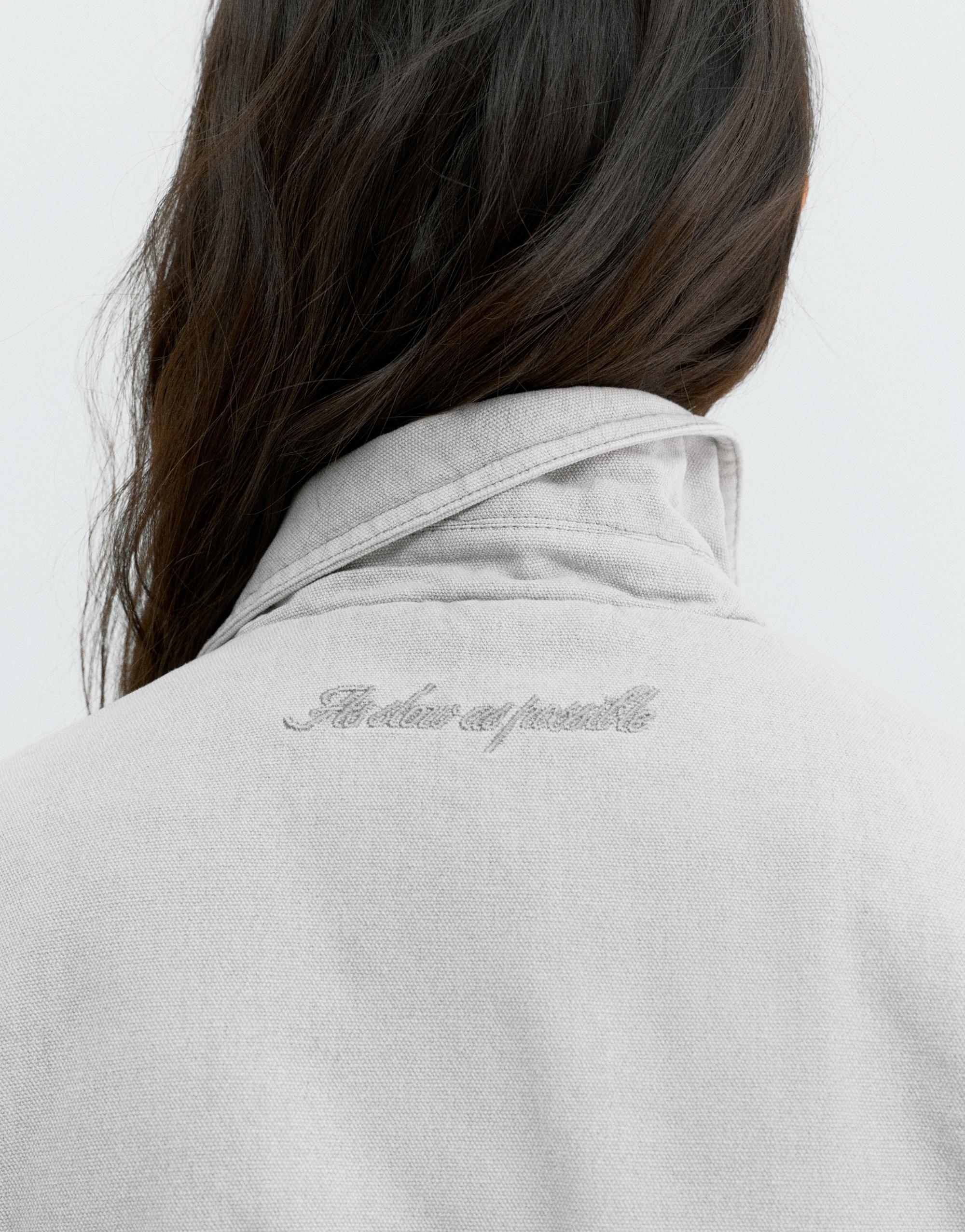 İşlemeli yama detaylı ceket - Görsel 13