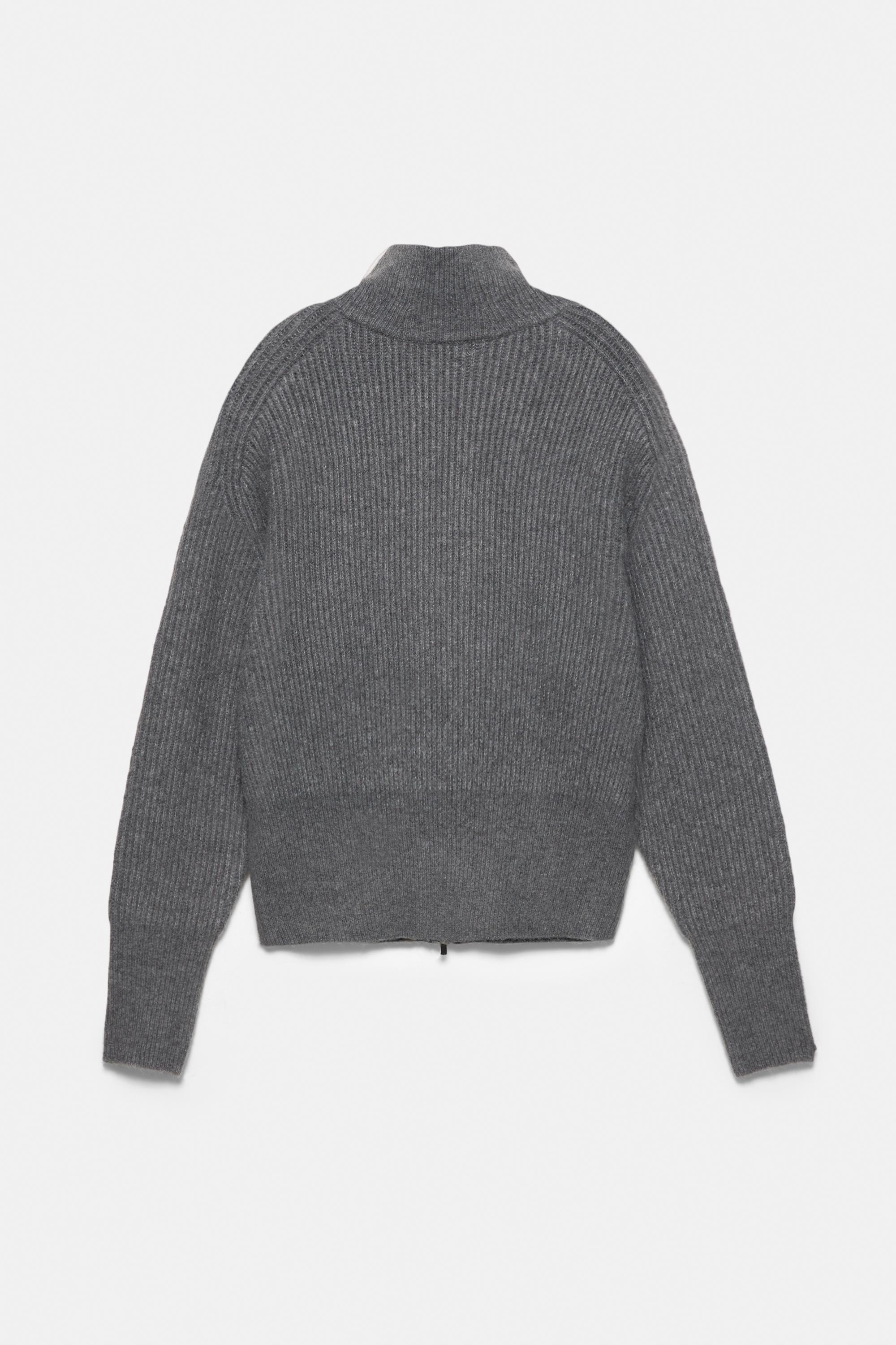 Fermuarlı hırka - Görsel 7