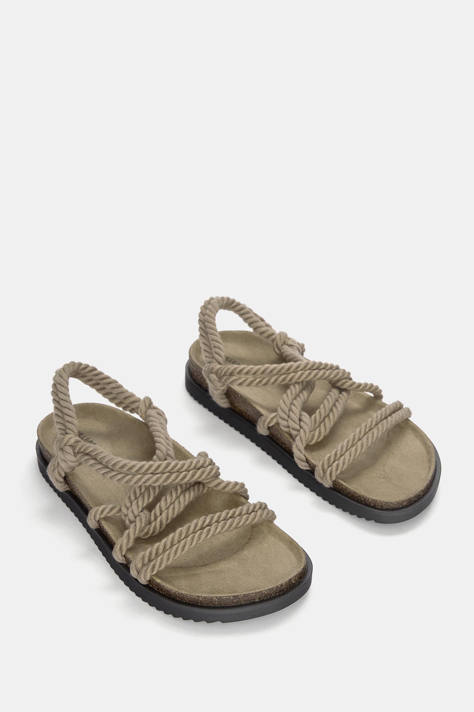 Sandalias shops esparto pull and bear