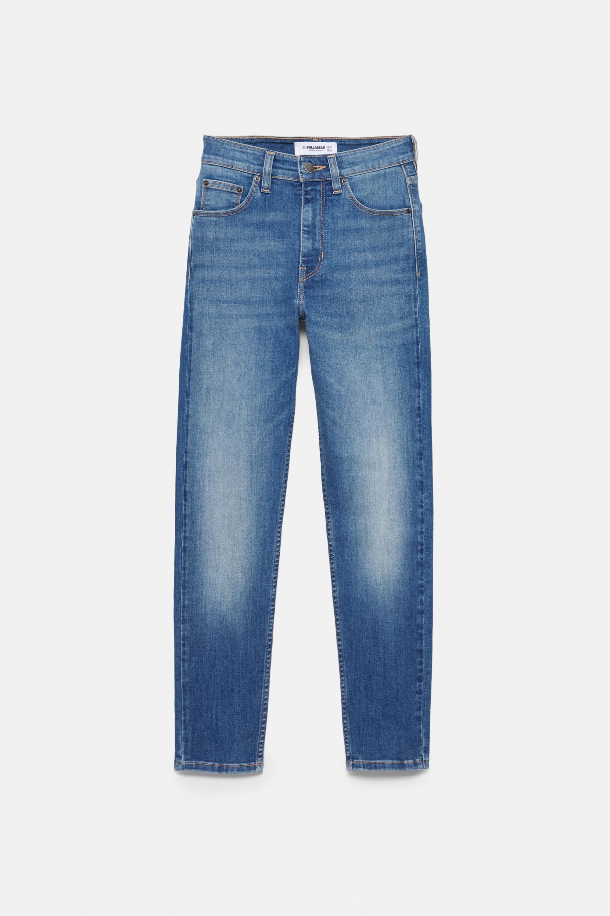 High-waist skinny jeans — Indigo