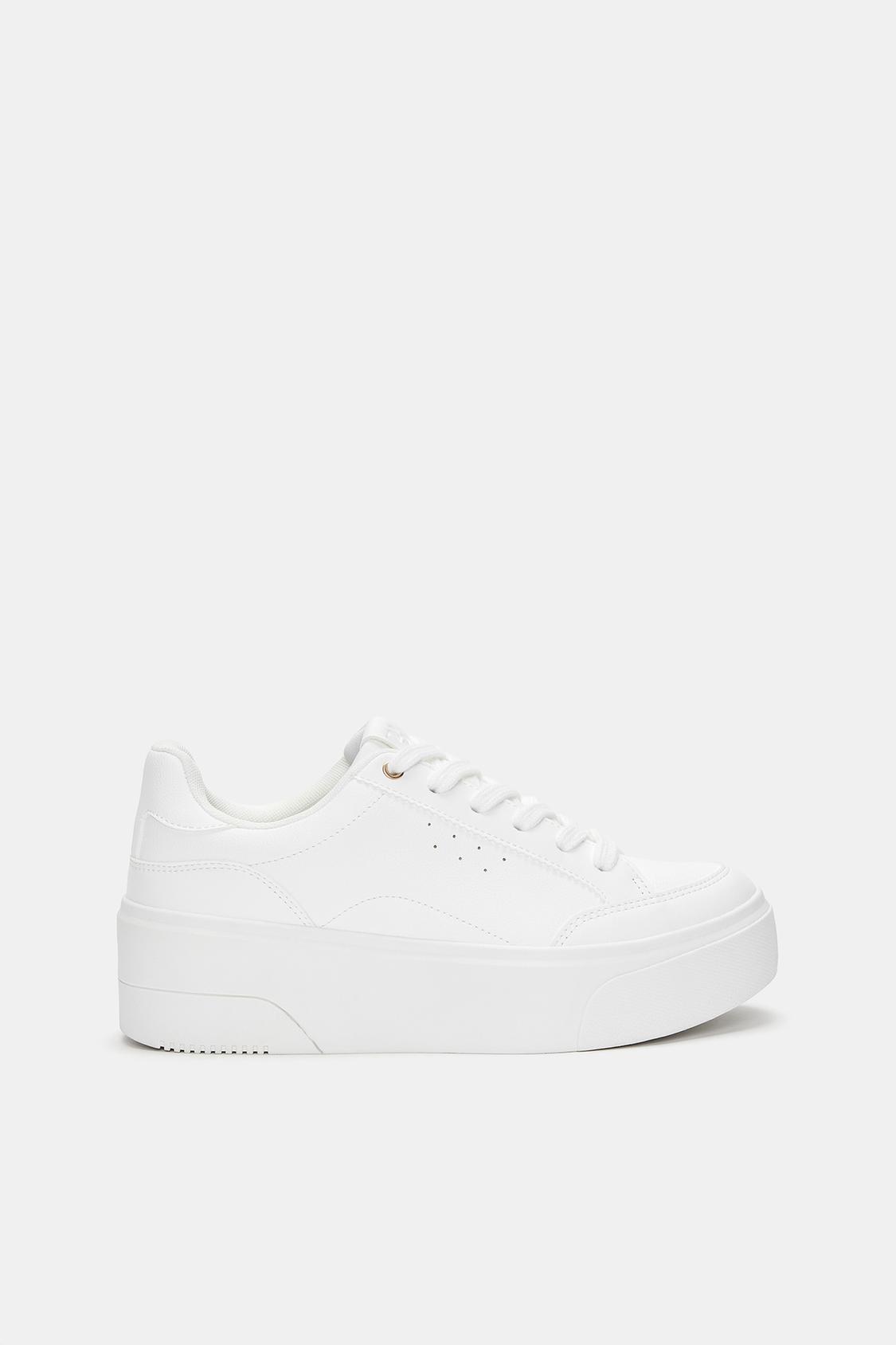 Sneakers Perfume Pull And Bear Mujer Precio Zapatillas Blancas