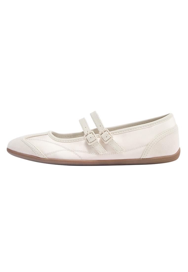 Sports ballet flats — Ecru