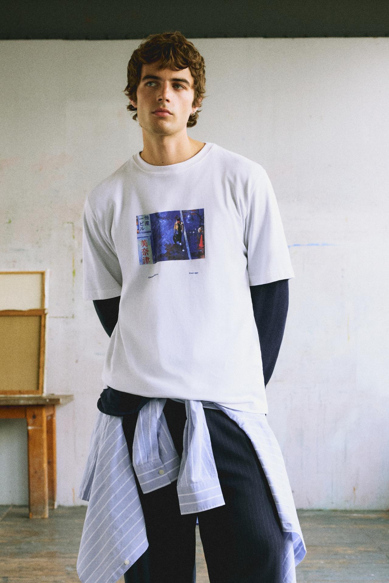 Regular fit graphic T-shirt — White