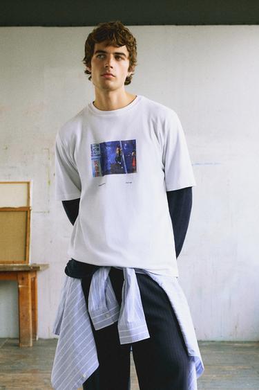 Regular fit graphic T-shirt — White 1