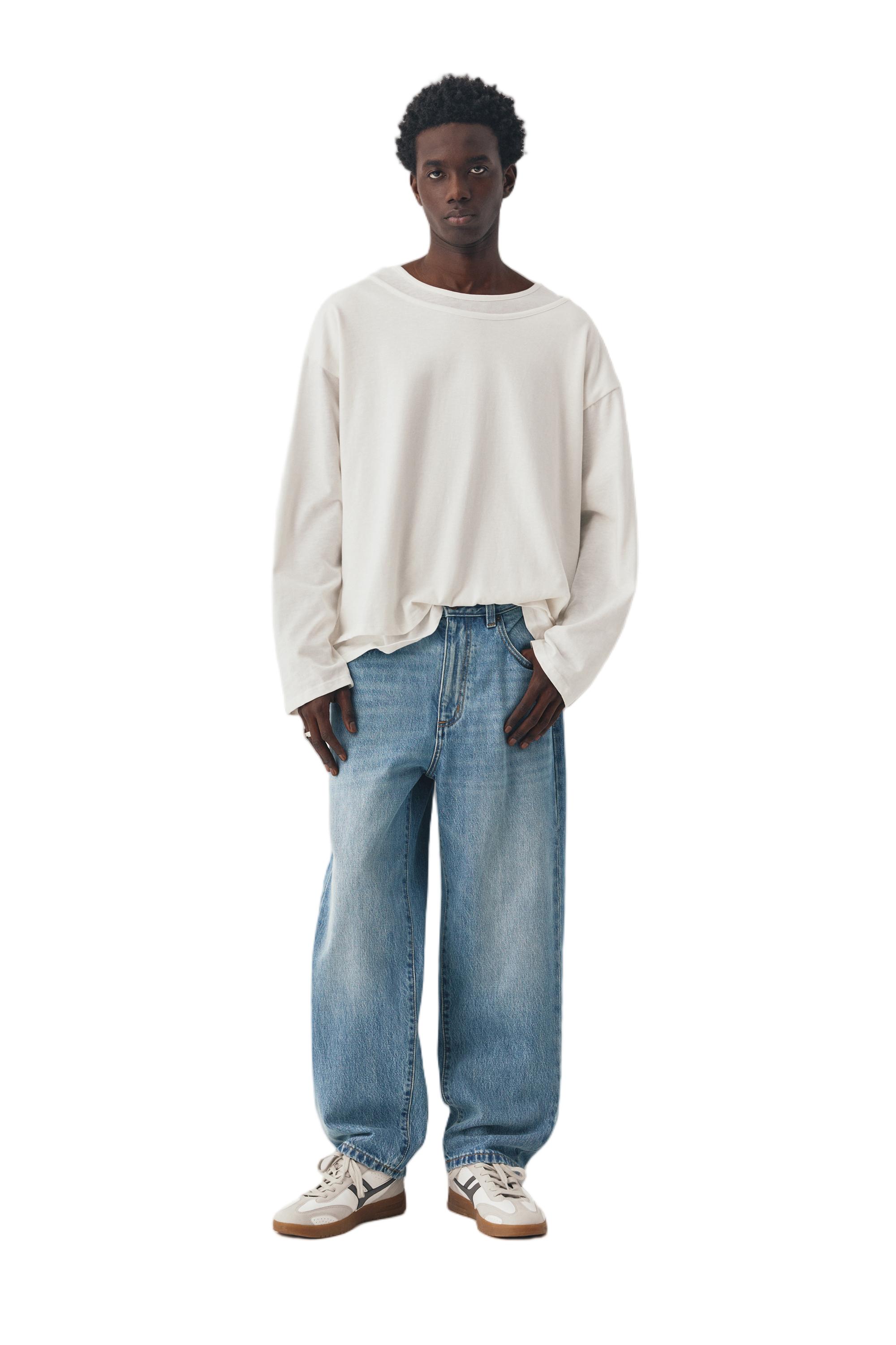 Baggy jeans — Medium blue