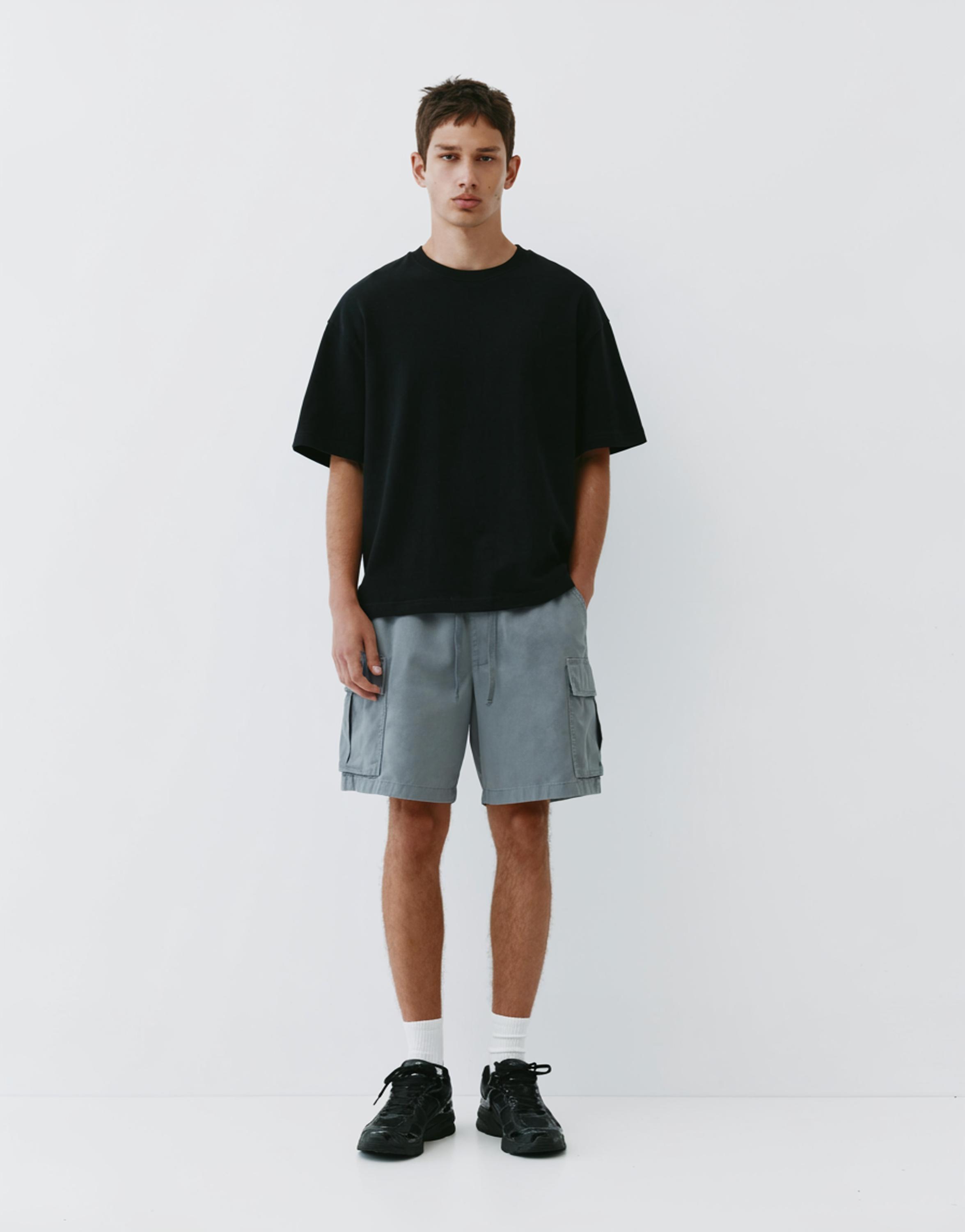 Cargo Bermuda shorts — Grey