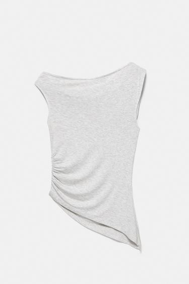 Asymmetric top — Grey marl 5