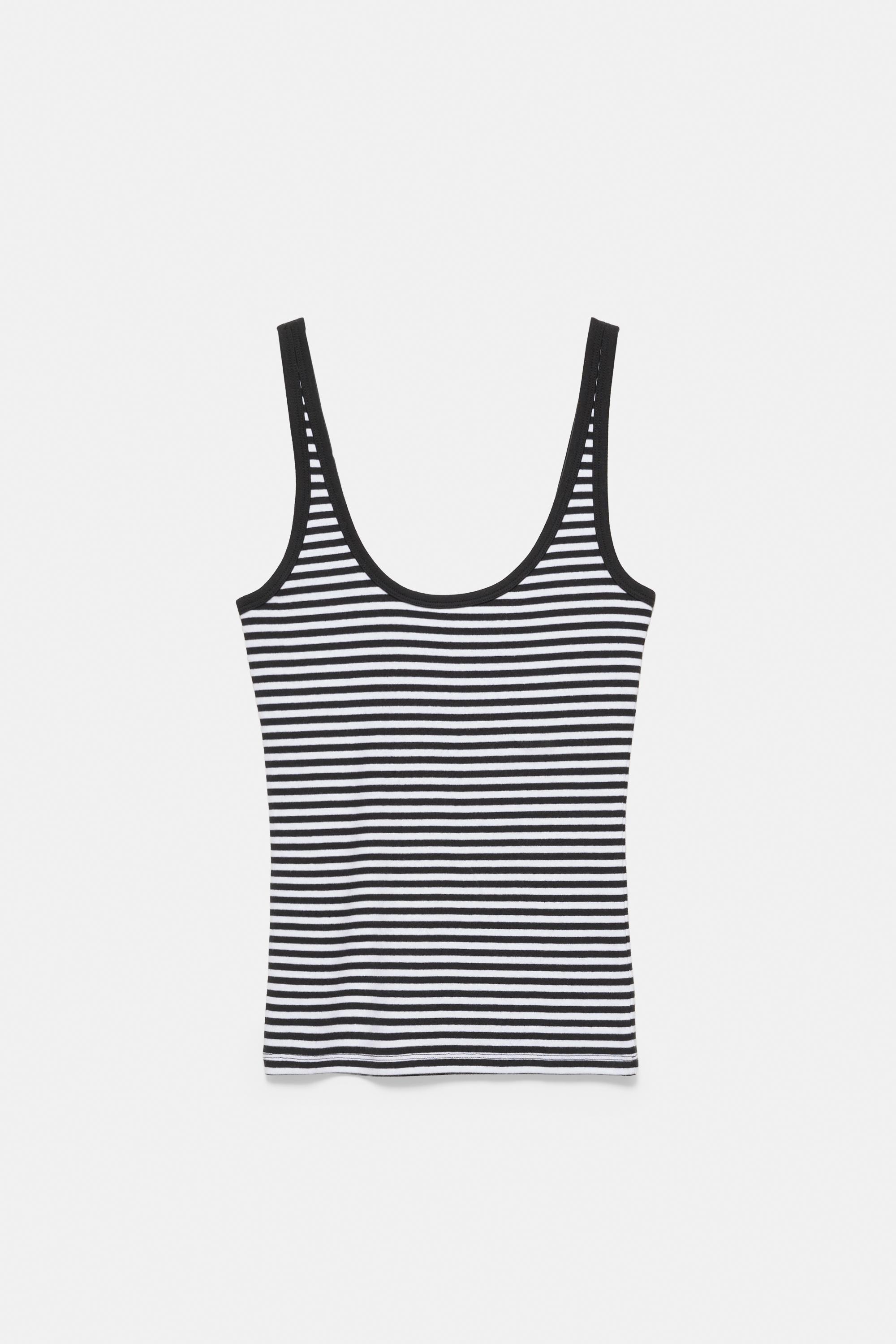 Modal tank top — Striped