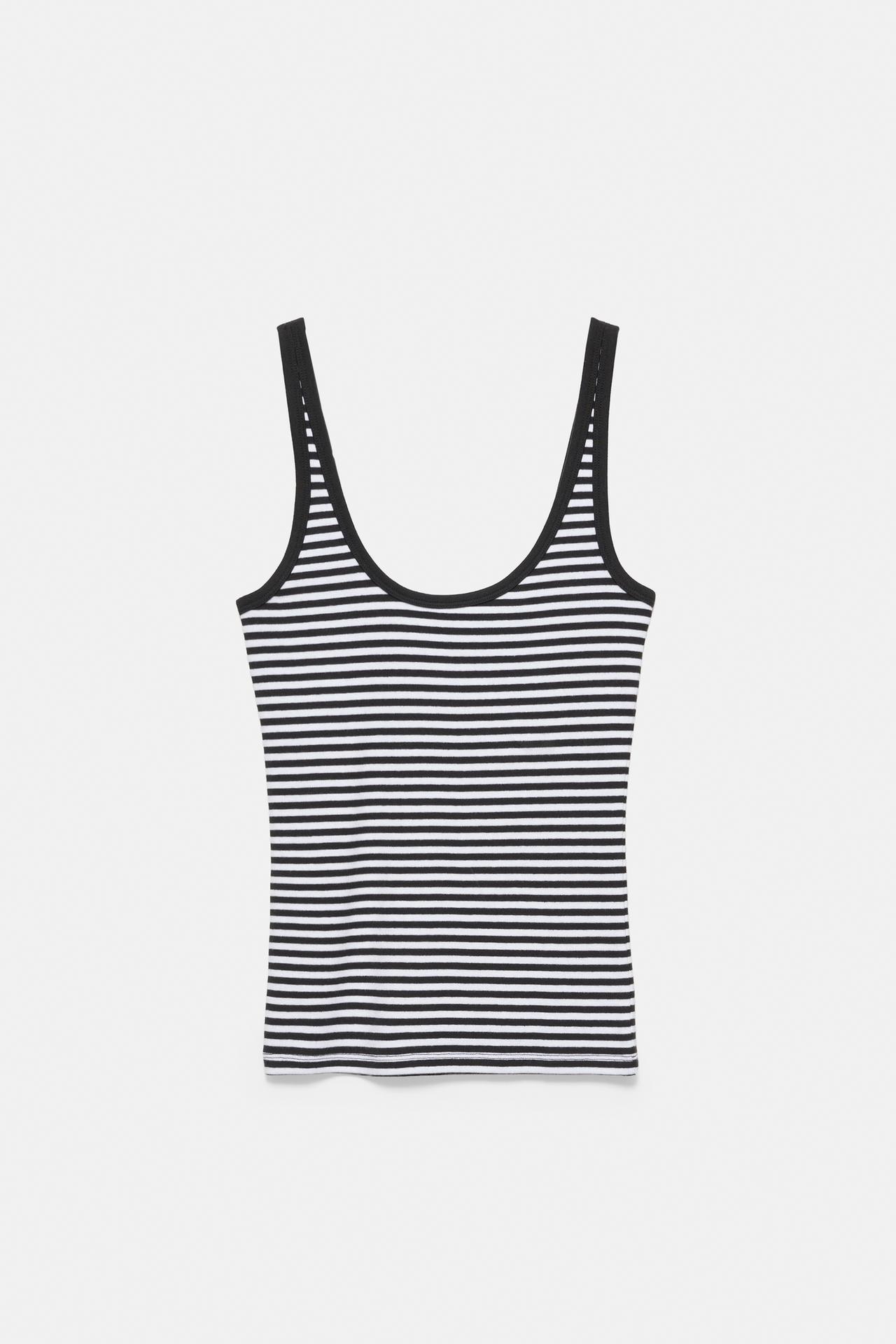 Modal tank top — Striped
