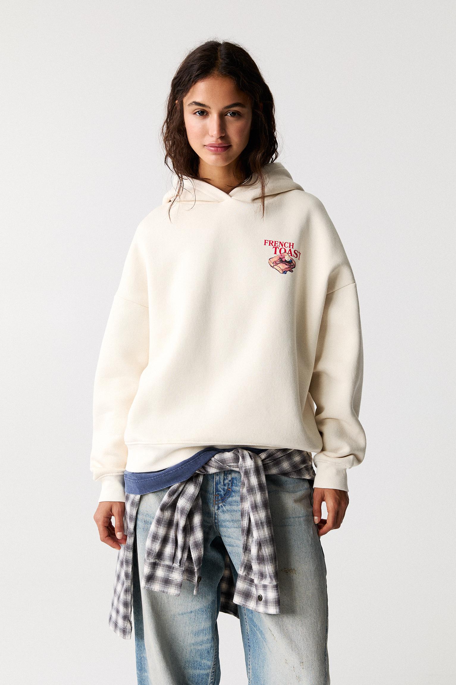 Hoodies Sweatshirts hoodies Collection Woman PULL BEAR Georgia