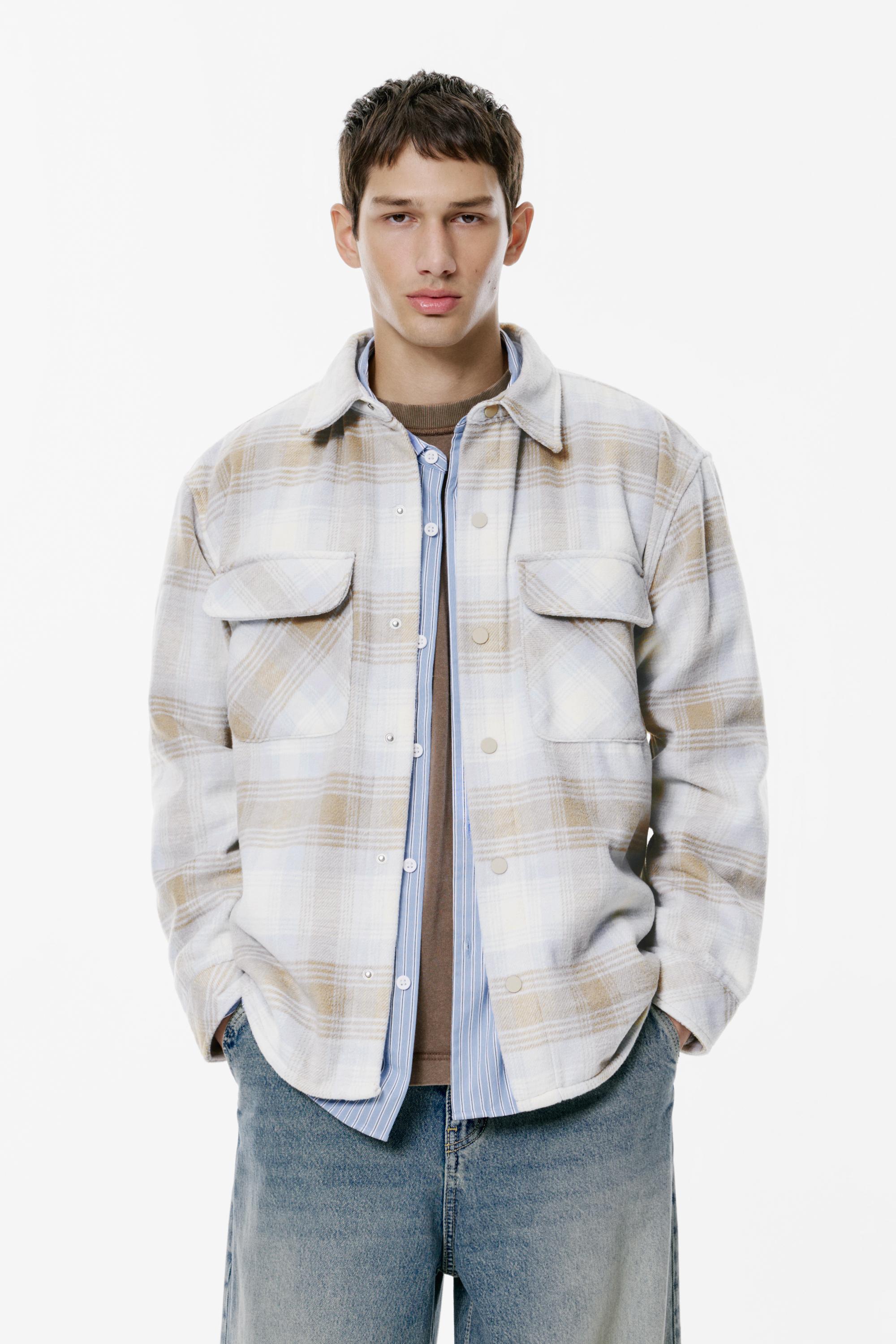 Camisa Larga Aos Quadrados