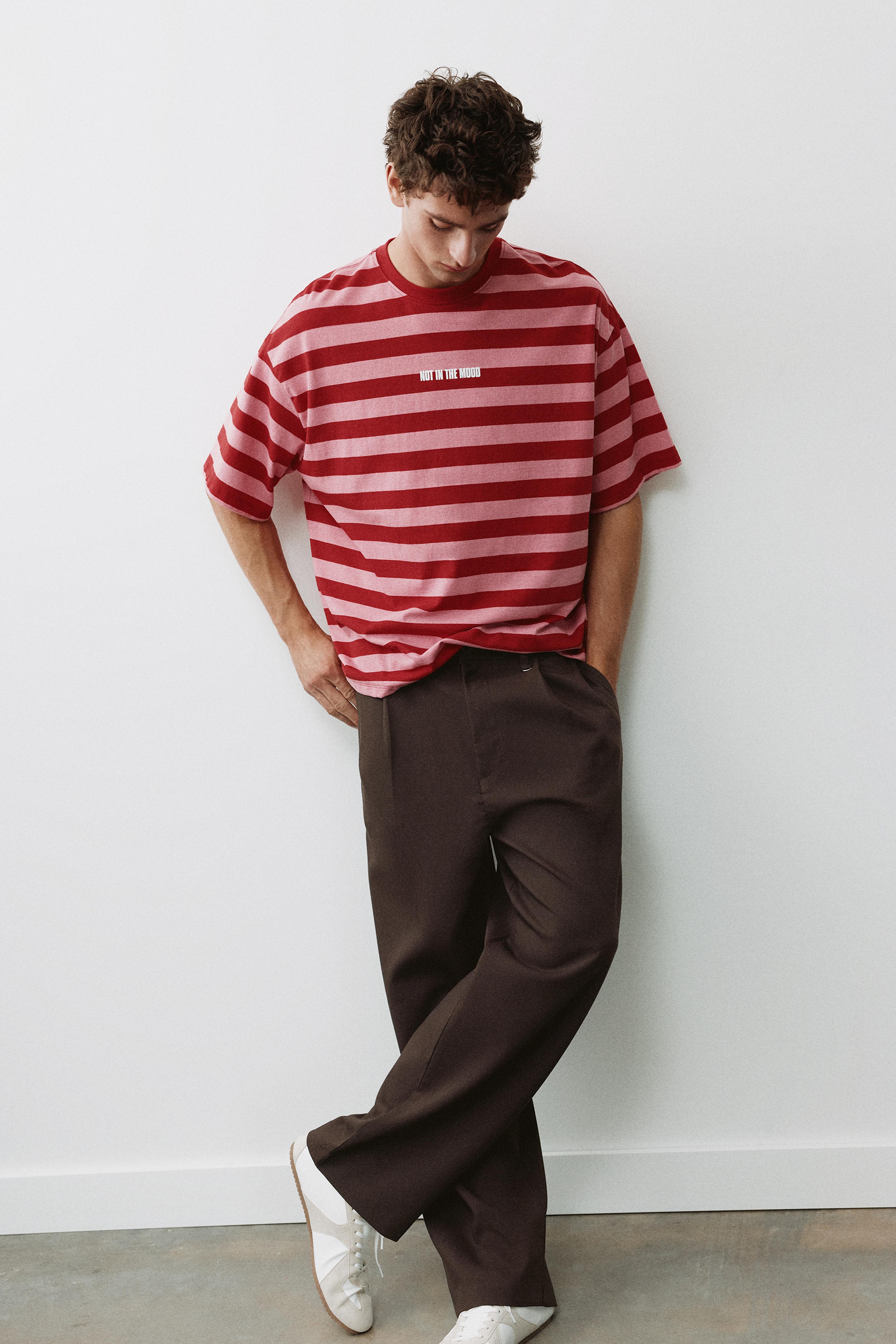 Tailored darted trousers — Brown