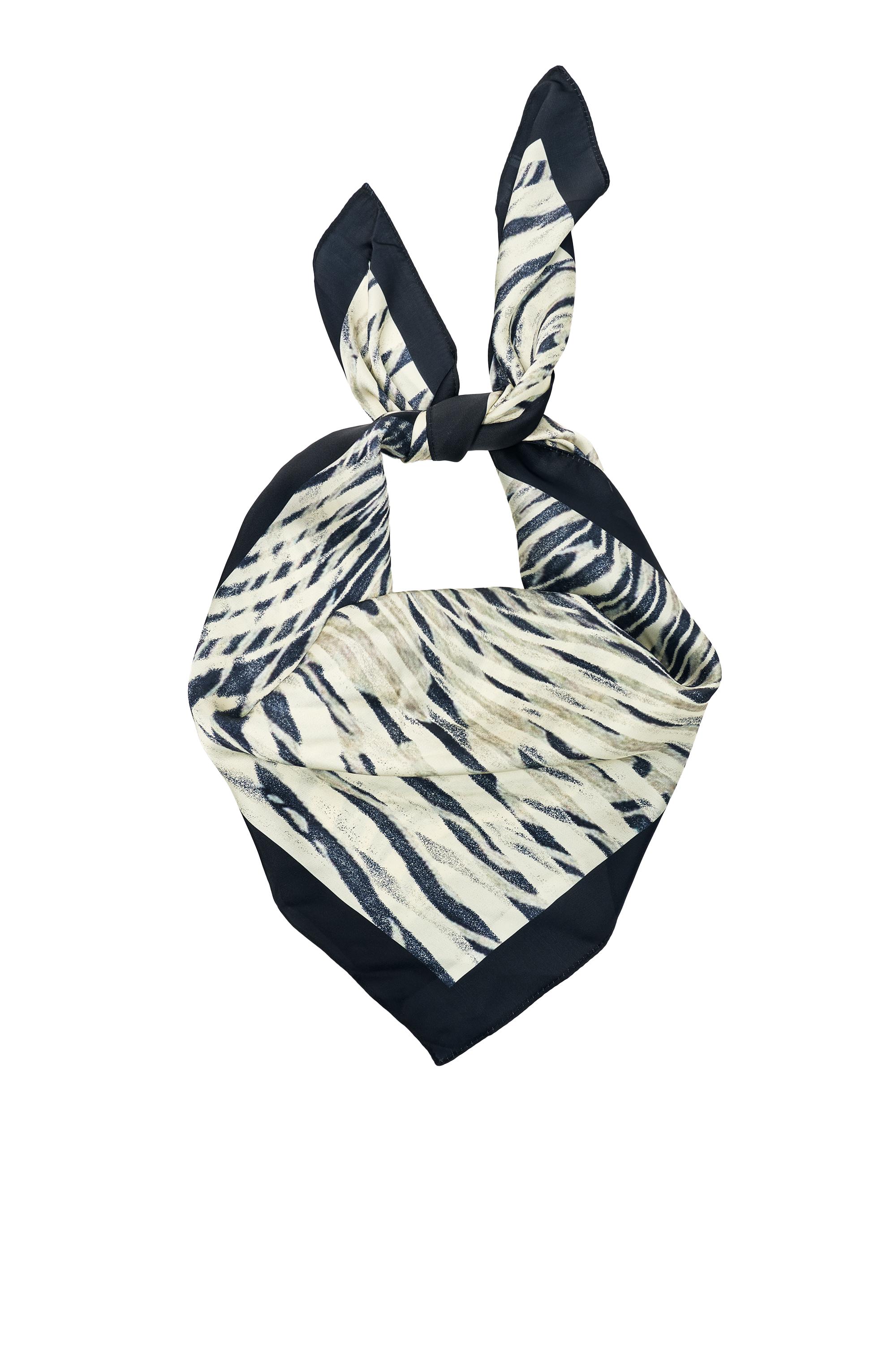 Pull&Bear Zebra desenli bandana görsel 5
