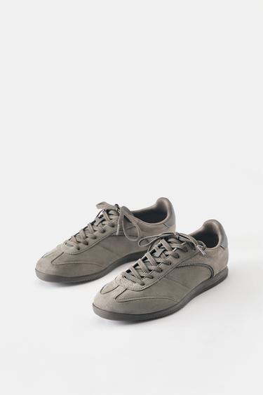 Slim fit trainers — Taupe 4