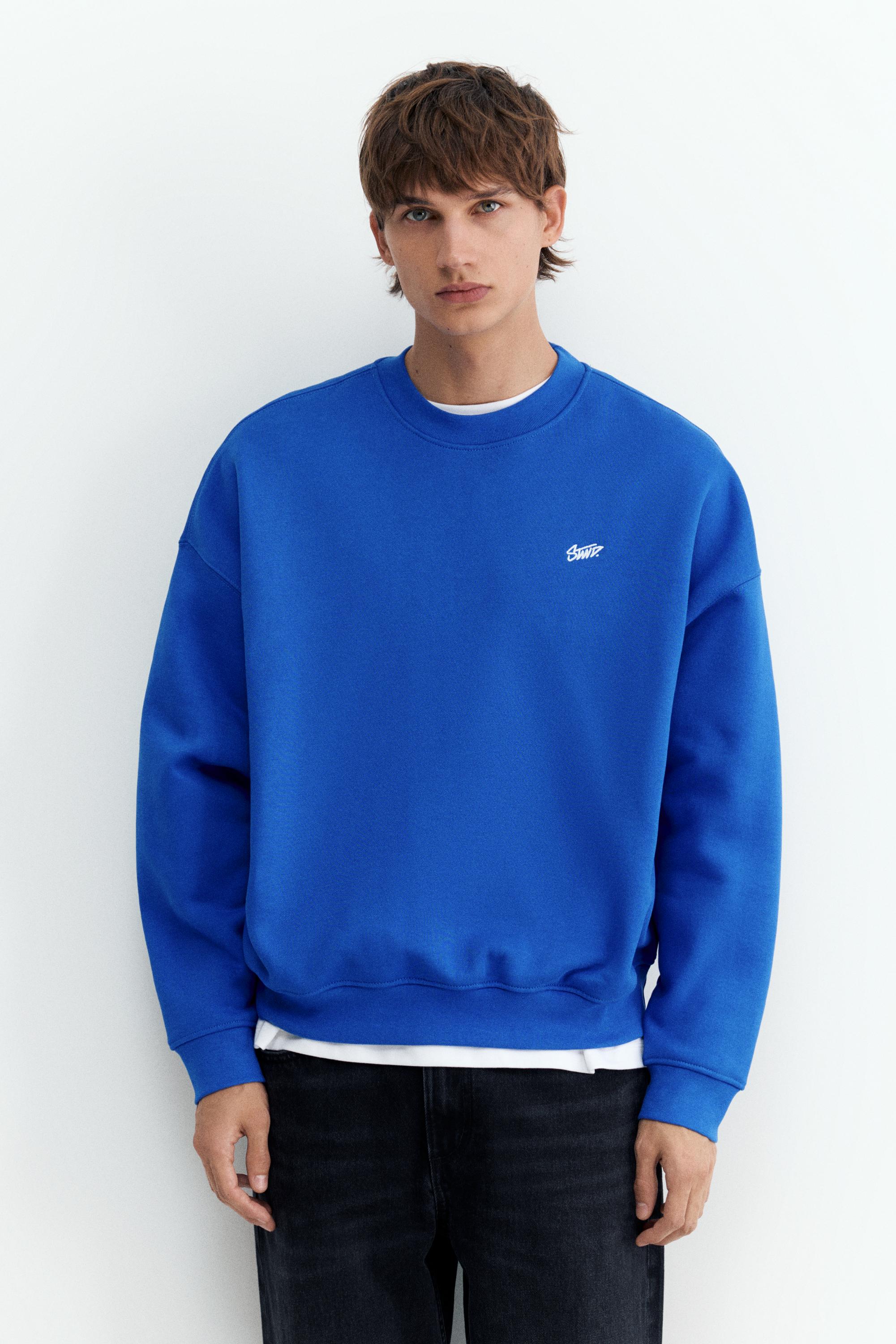 STWD boxy sweatshirt — Deep blue