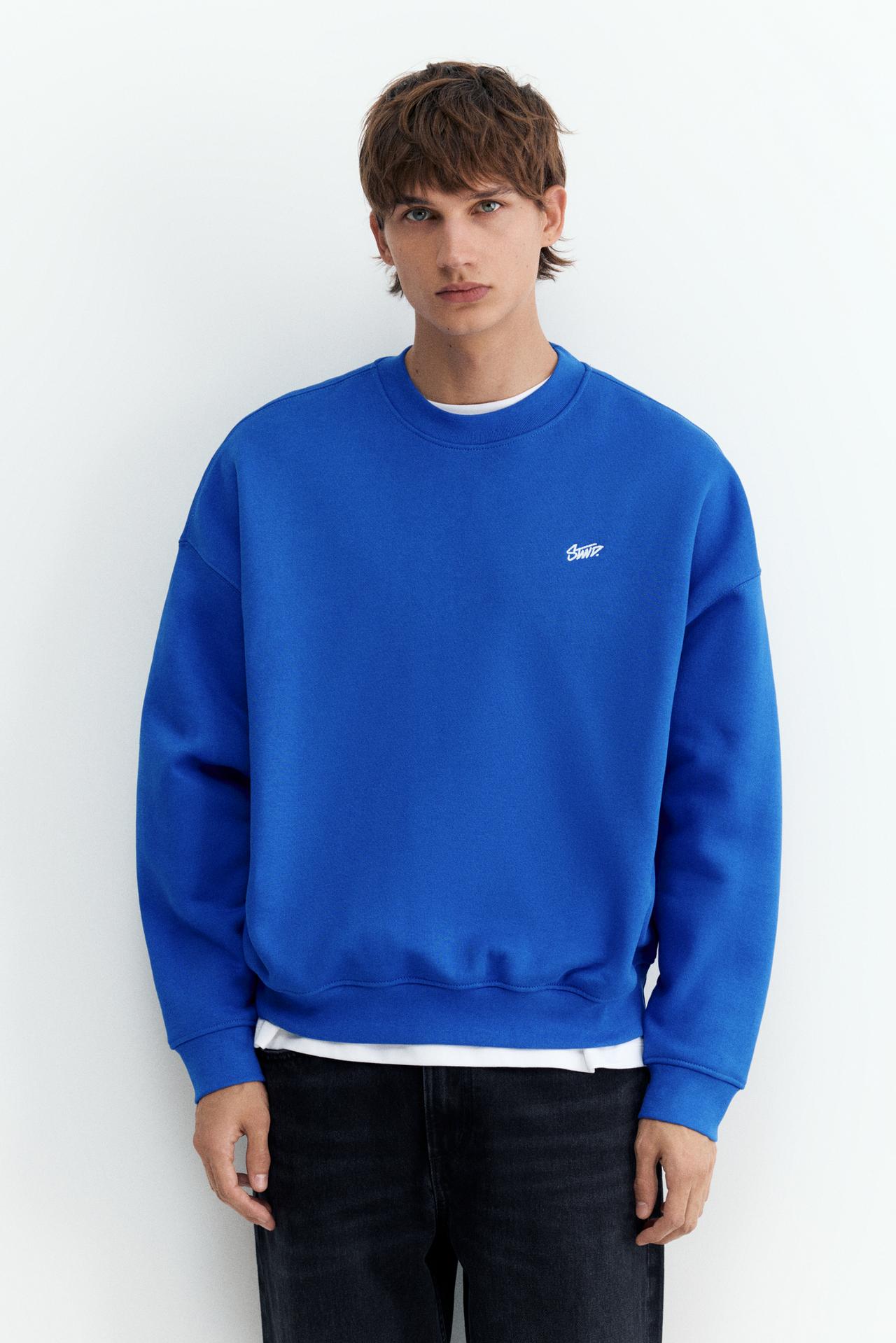 STWD boxy sweatshirt — Deep blue