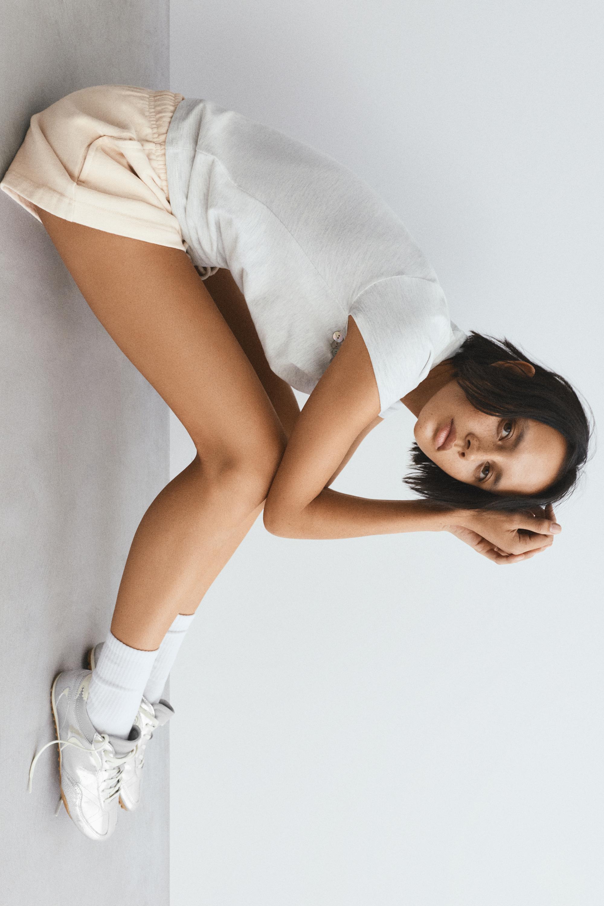 Metallic trainers — Silver
