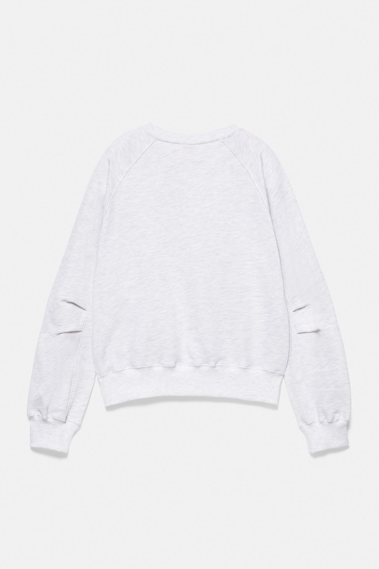 Creative graphic sweatshirt — Grey marl