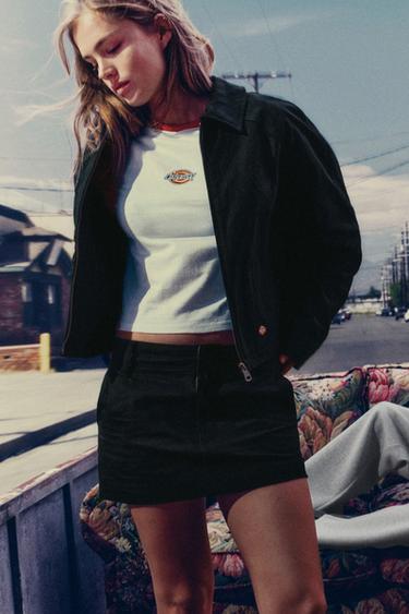 Black Dickies mini skirt — Black 1