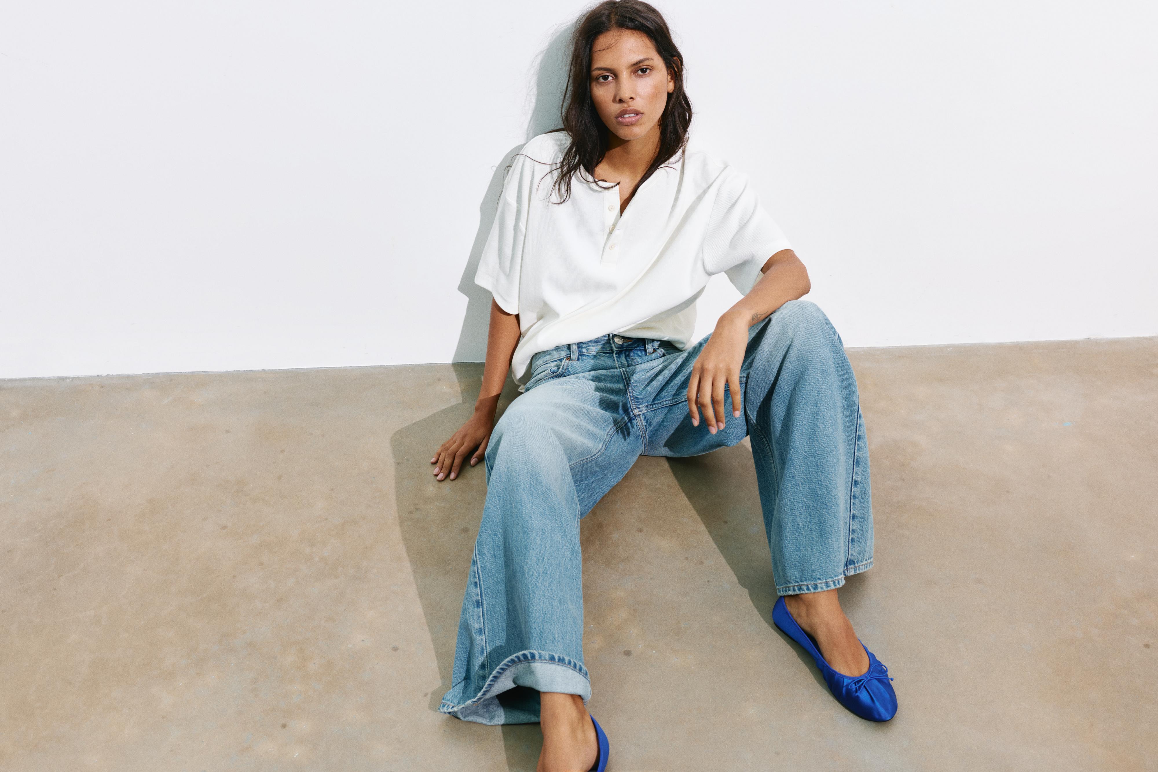 Oversize baggy jeans — Indigo