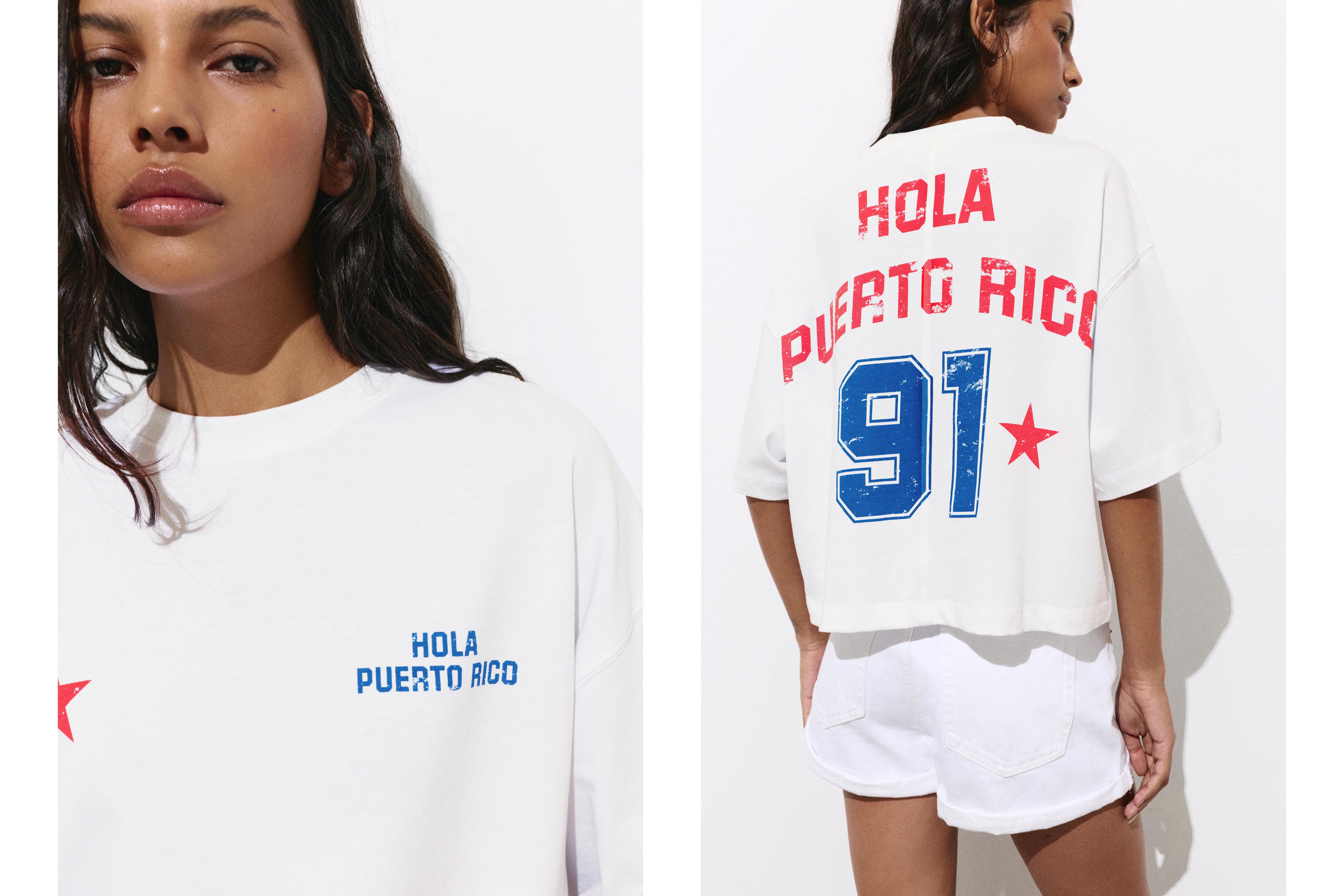 Puerto Rico graphic T-shirt — White