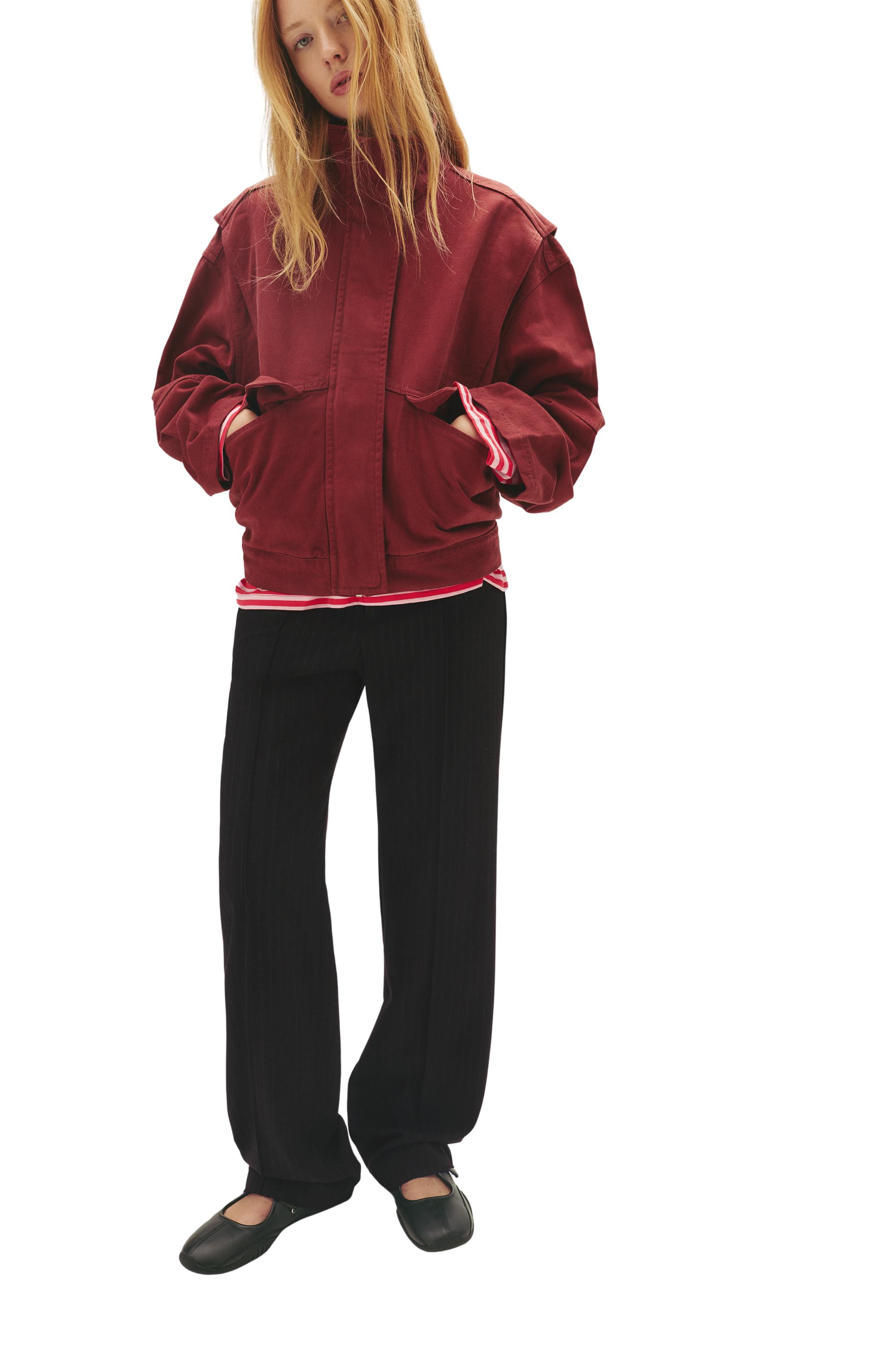Dikiş detaylı kumaş pantolon - Görsel 27