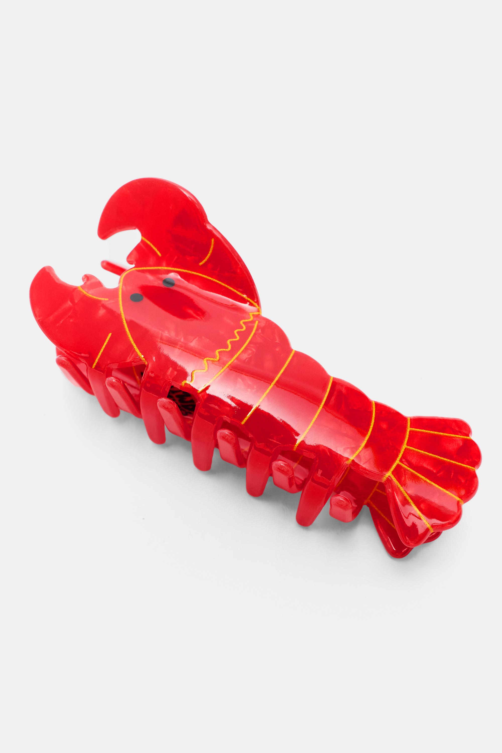Pleasures x STWD lobster hair clip — Red