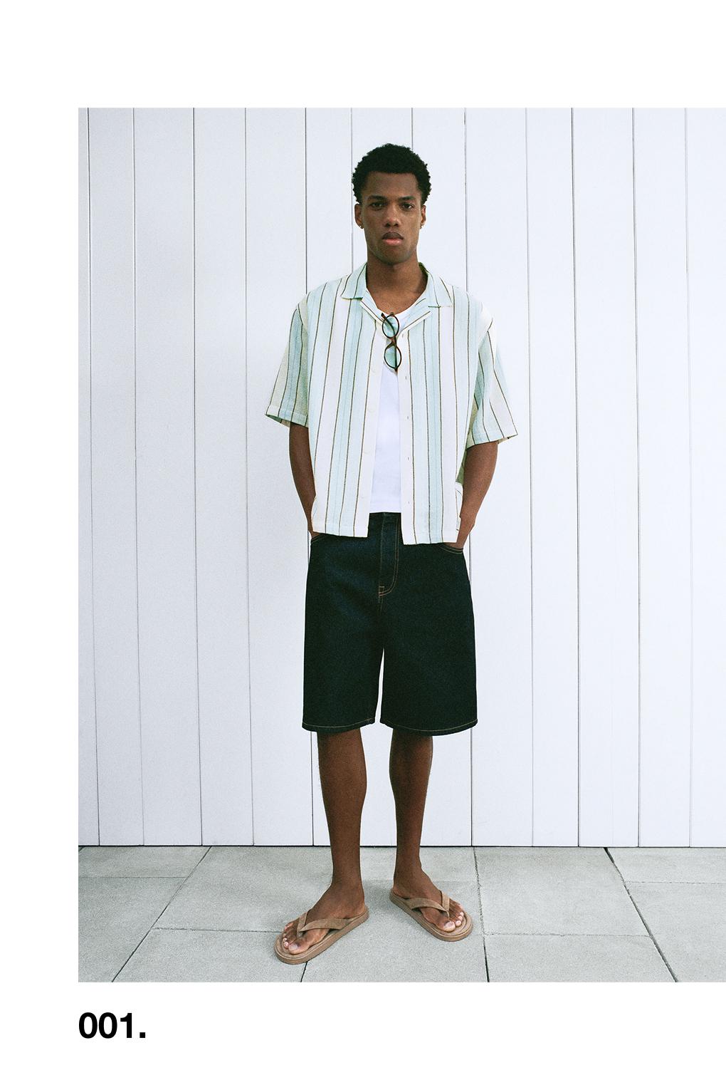 Striped rustic shirt — Striped
