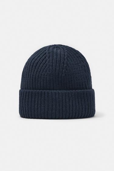 Chunky knit beanie — Navy 6