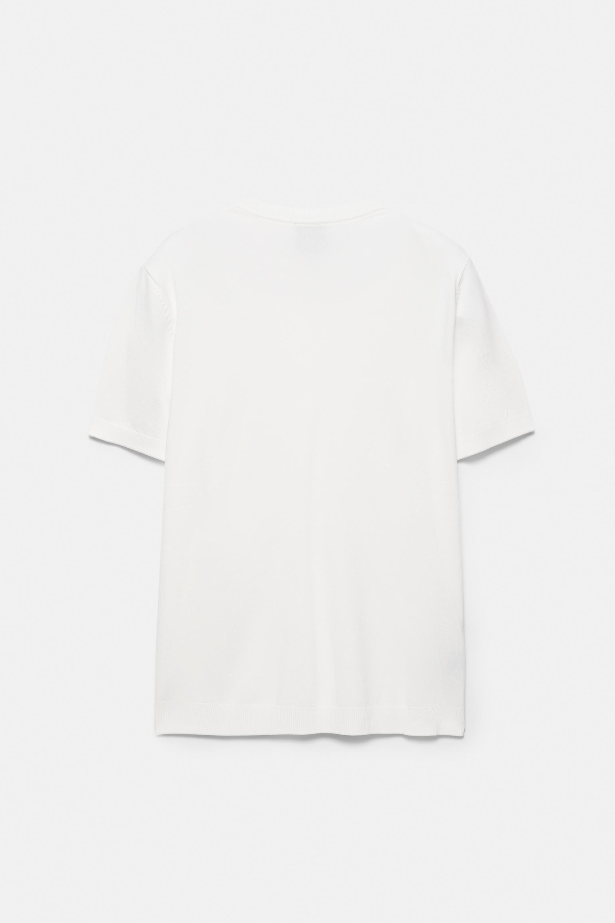 Short sleeve jumper — Off white