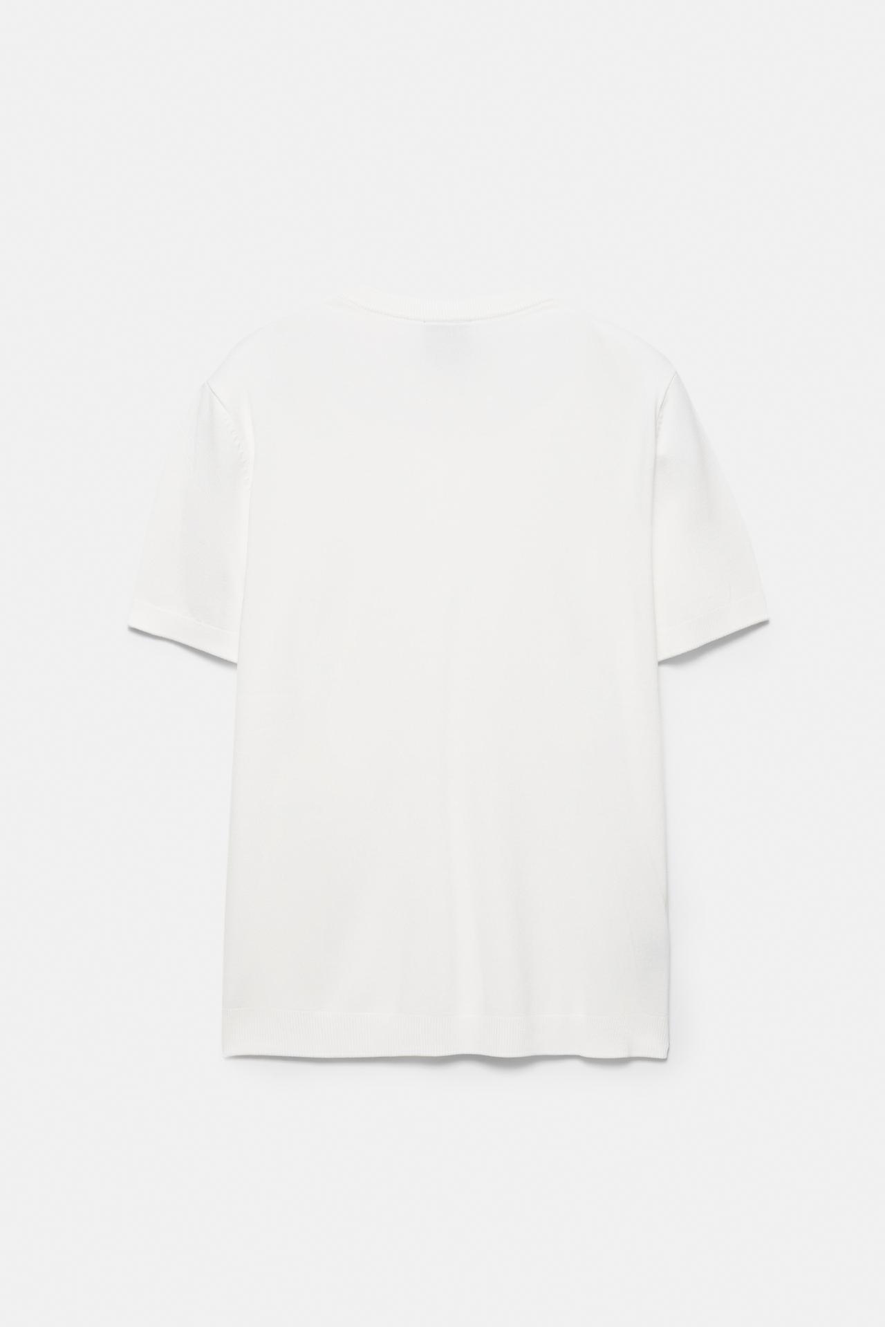 Short sleeve jumper — Off white