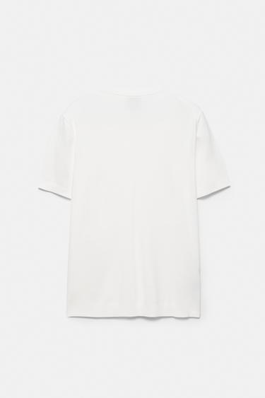 Short sleeve jumper — Off white 7