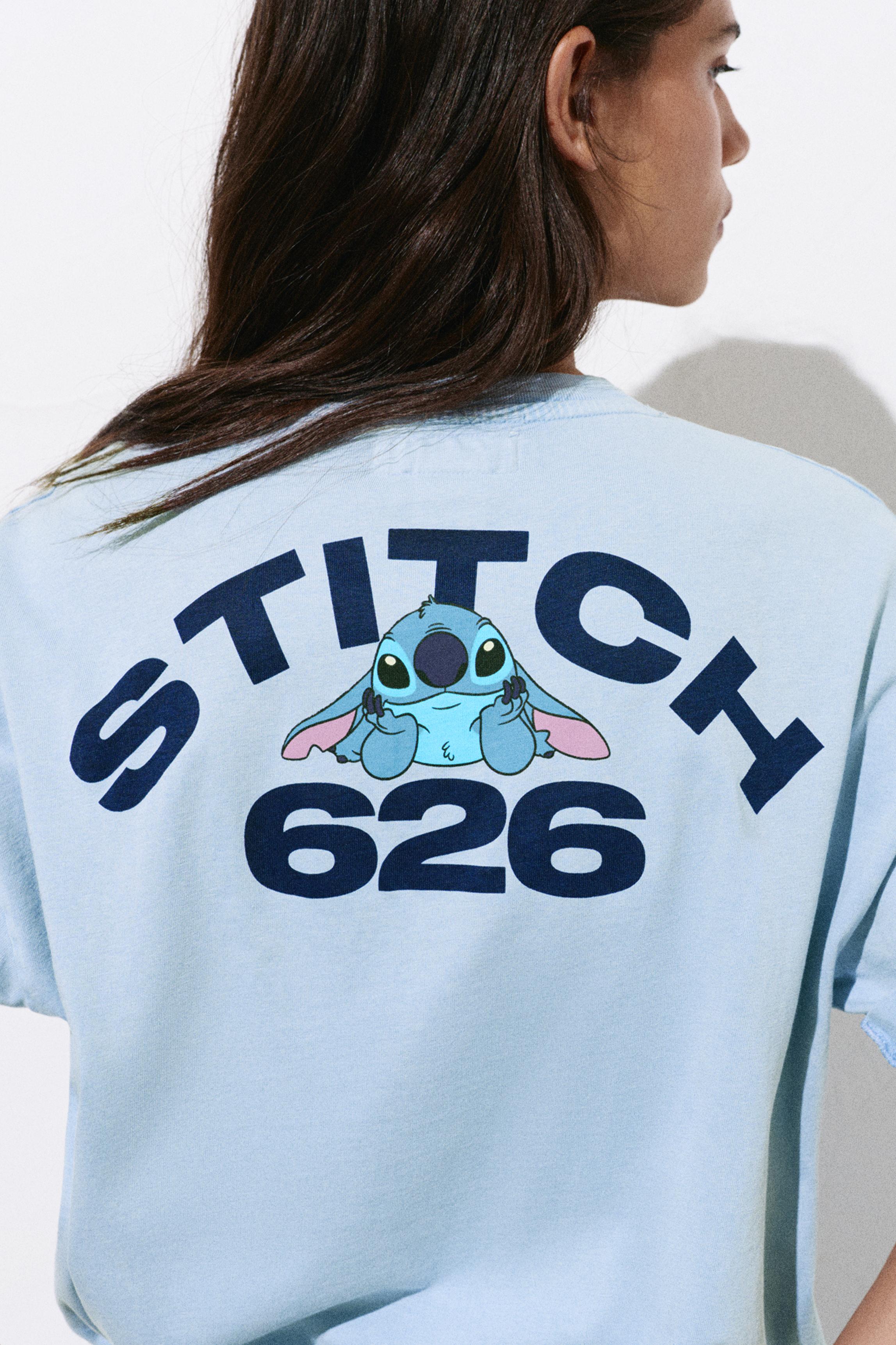 Short sleeve Stitch T-shirt — Faded blue
