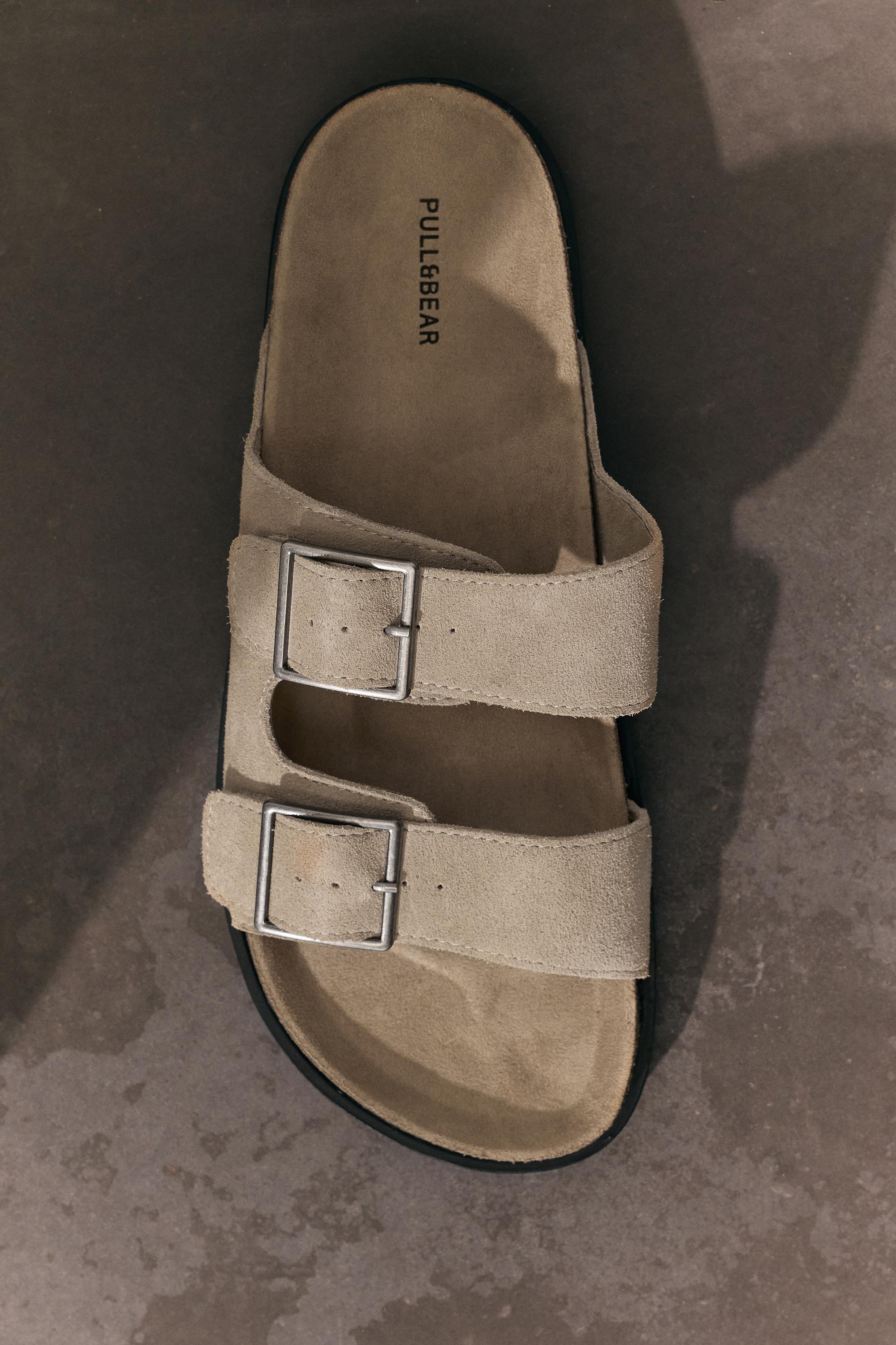 Deri tokalı sandalet - Görsel 14