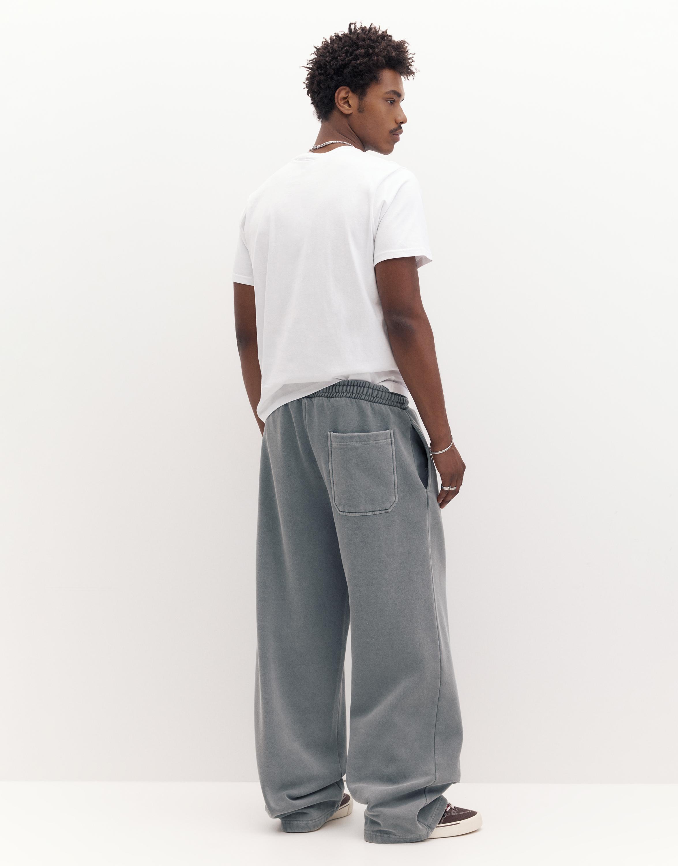 Basic kısa kollu pamuklu tişört - Görsel 13