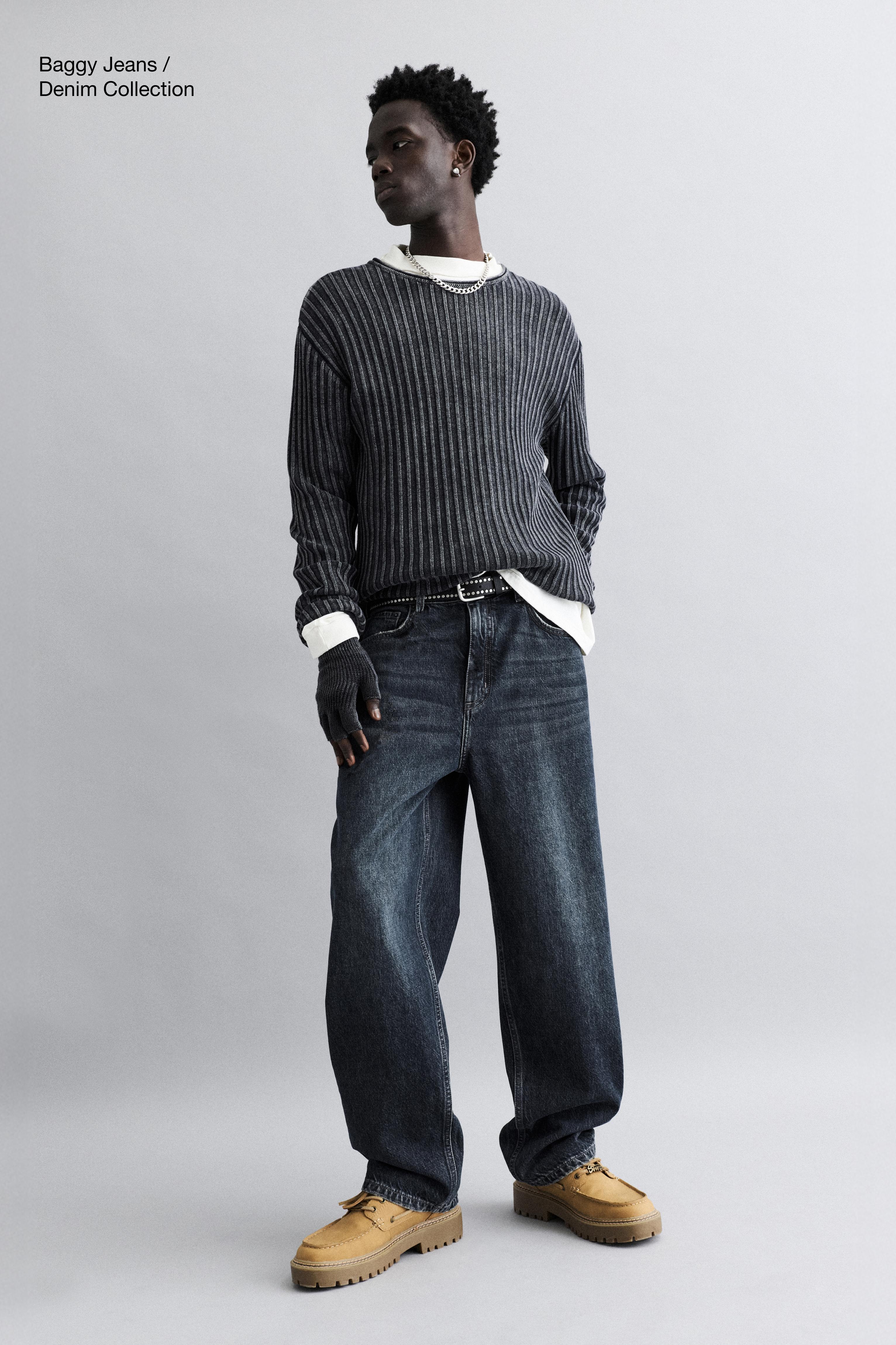 Baggy jeans — Pastel blue