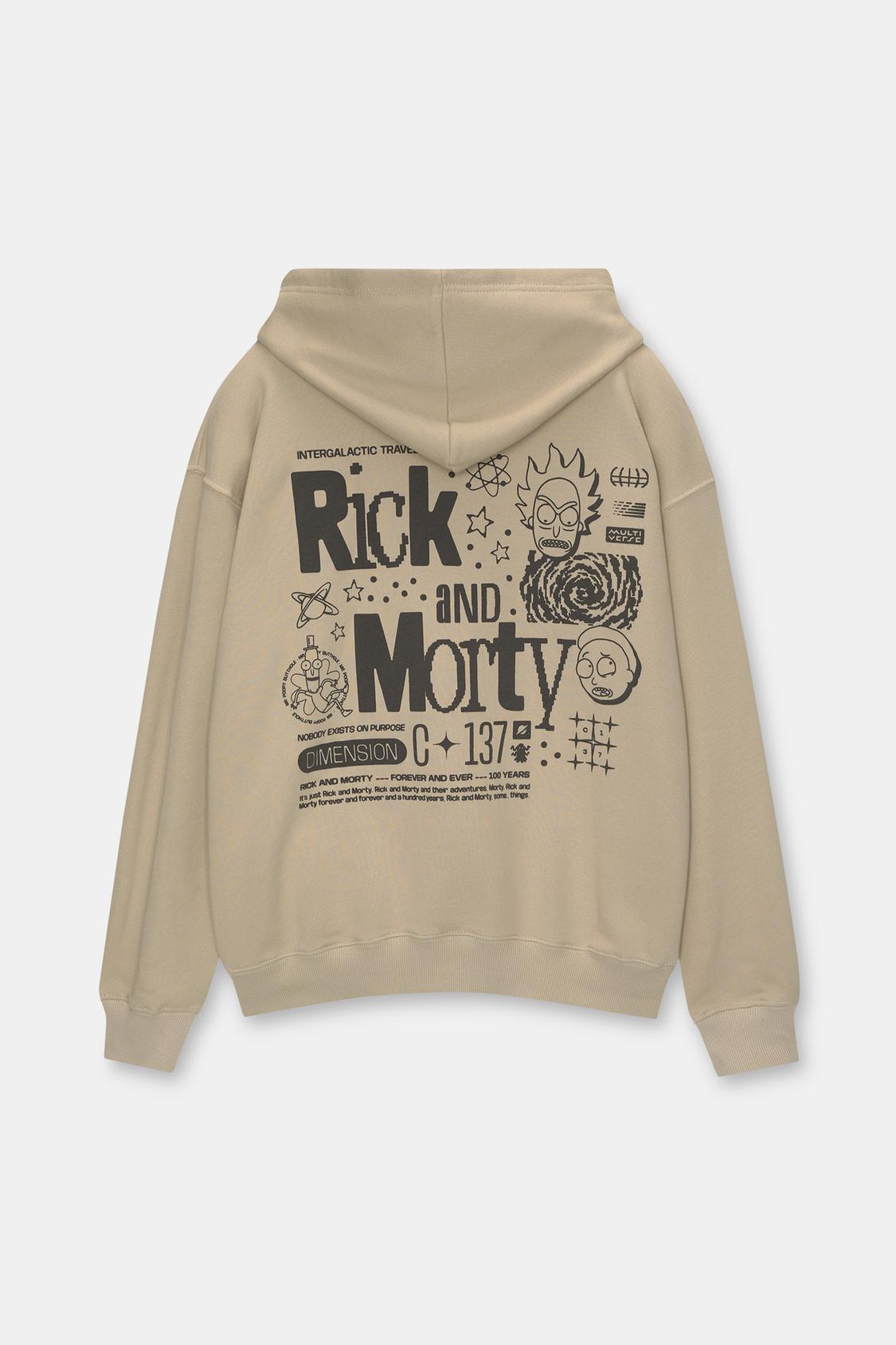 Sweat à capuche Rick et Morty pull&bear