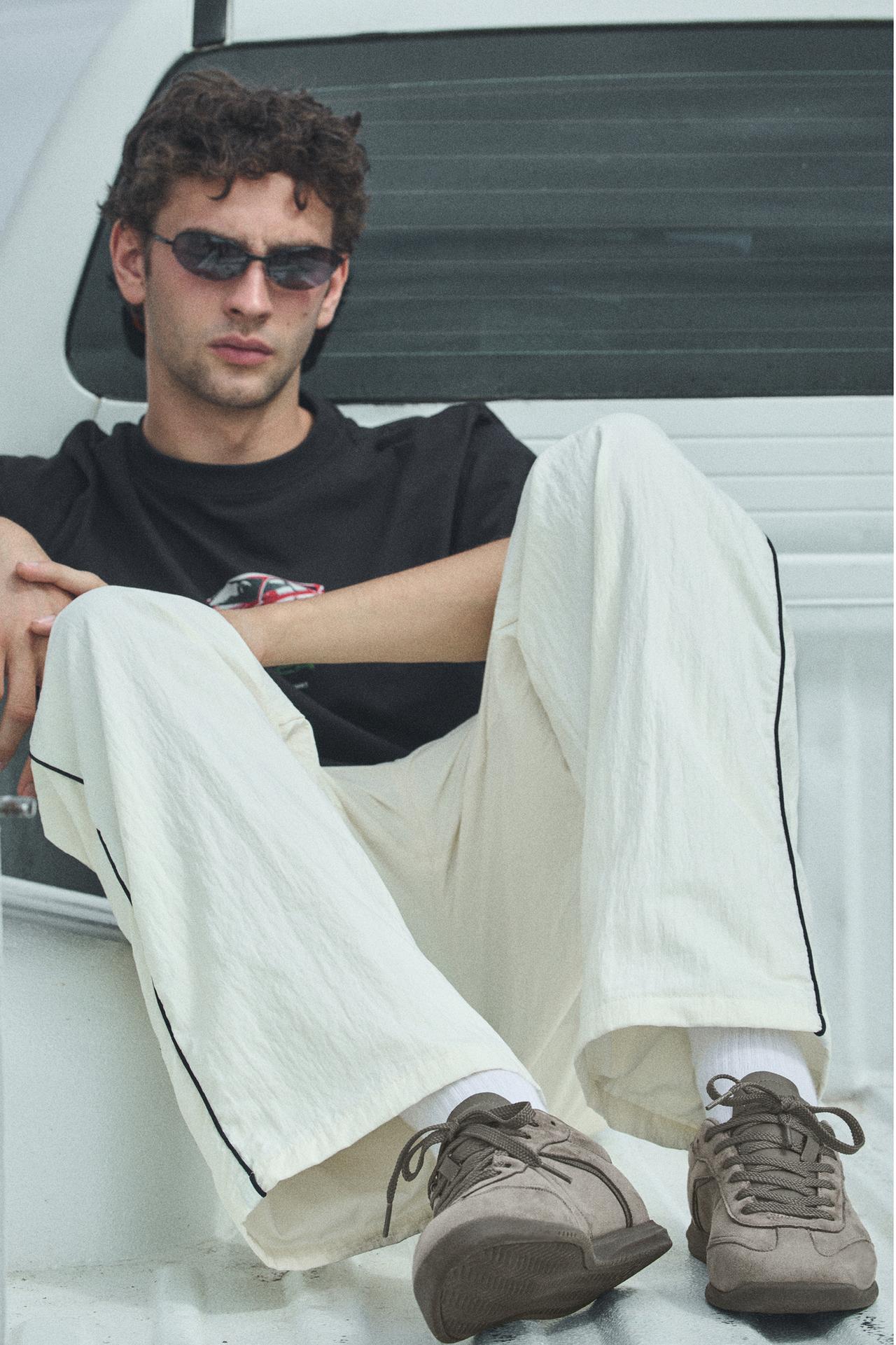 Slim fit trainers — Taupe