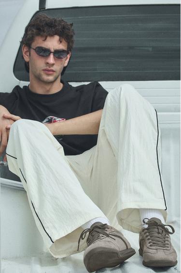 Slim fit trainers — Taupe 2