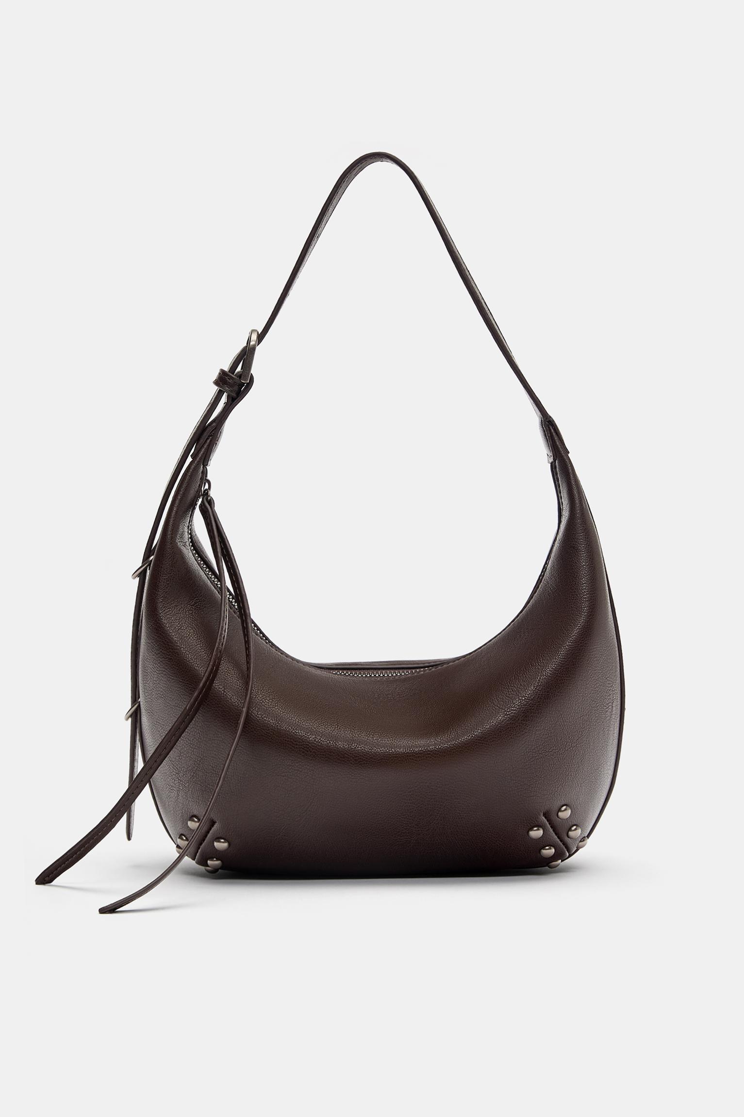 Schultertasche Mit Schmuckdetails