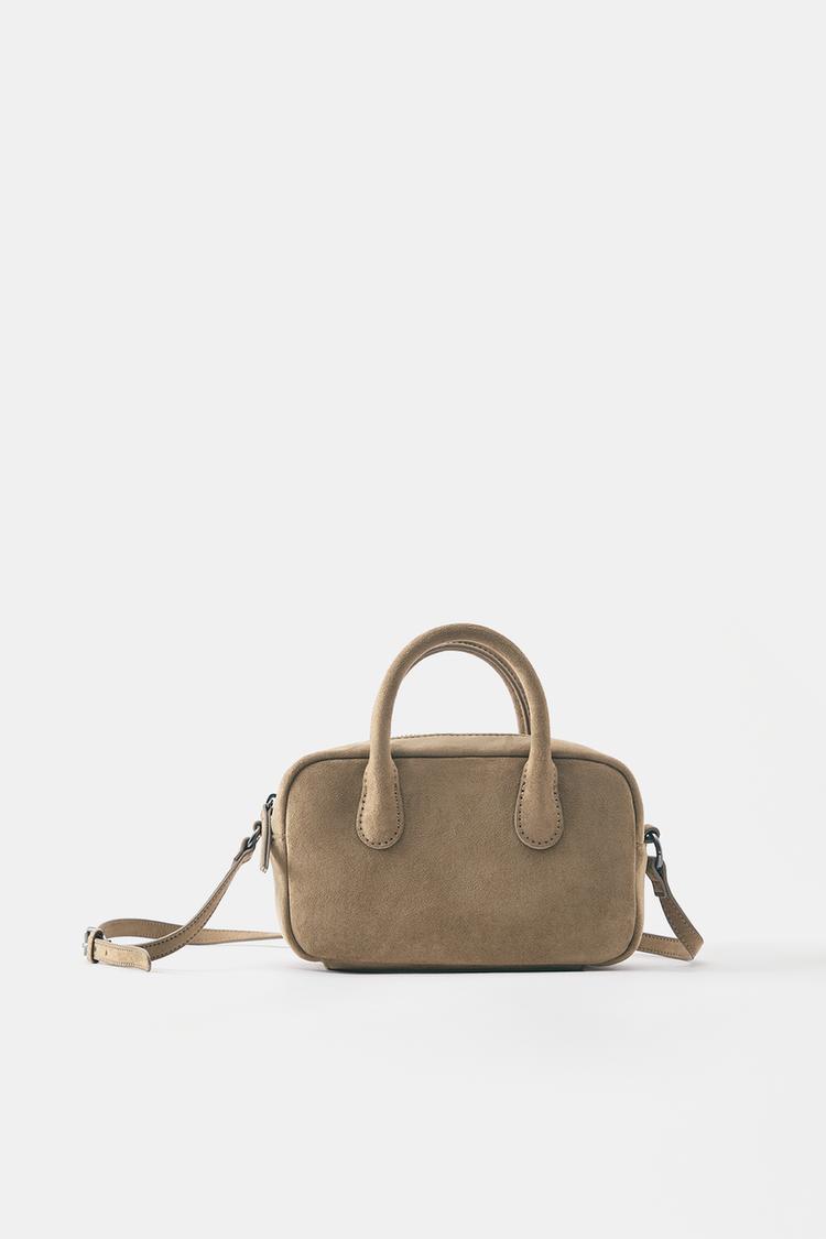 Mini crossbody bag — Camel