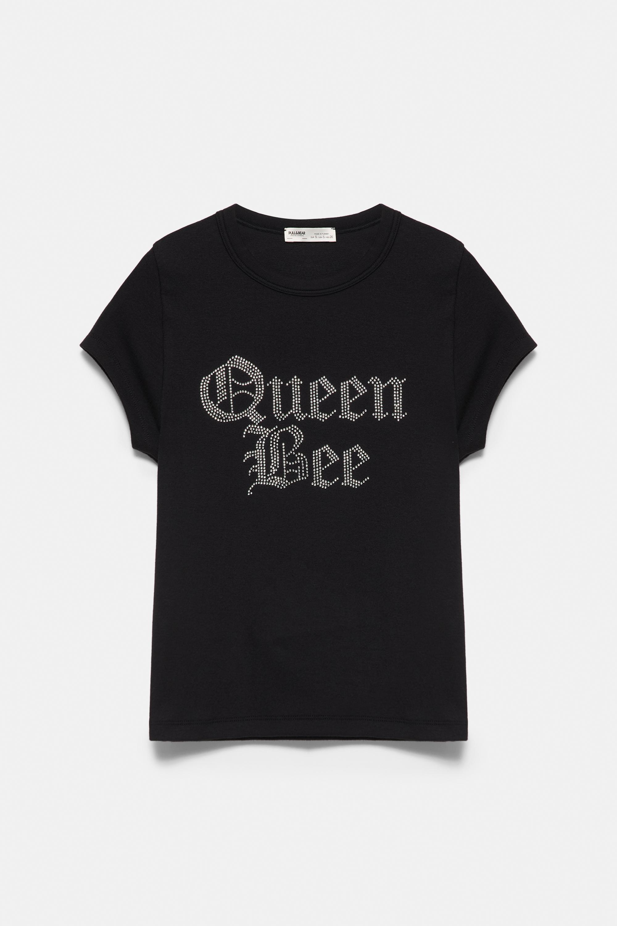 Mean Girls Queen Bee T-shirt — Faded black