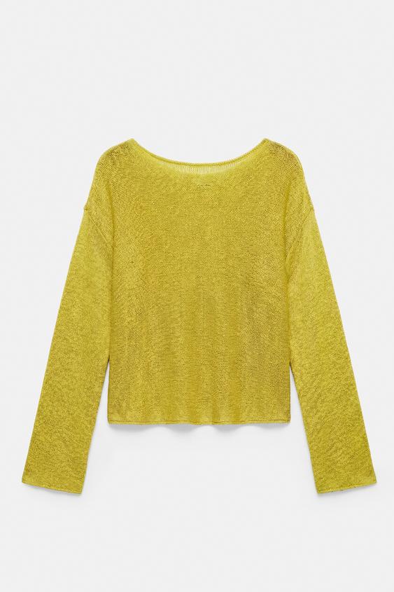 Sweter z cienkiej dzianiny