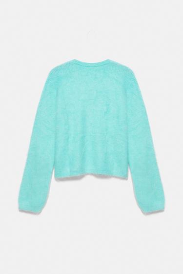Soft-touch knit jumper — Turquoise 6
