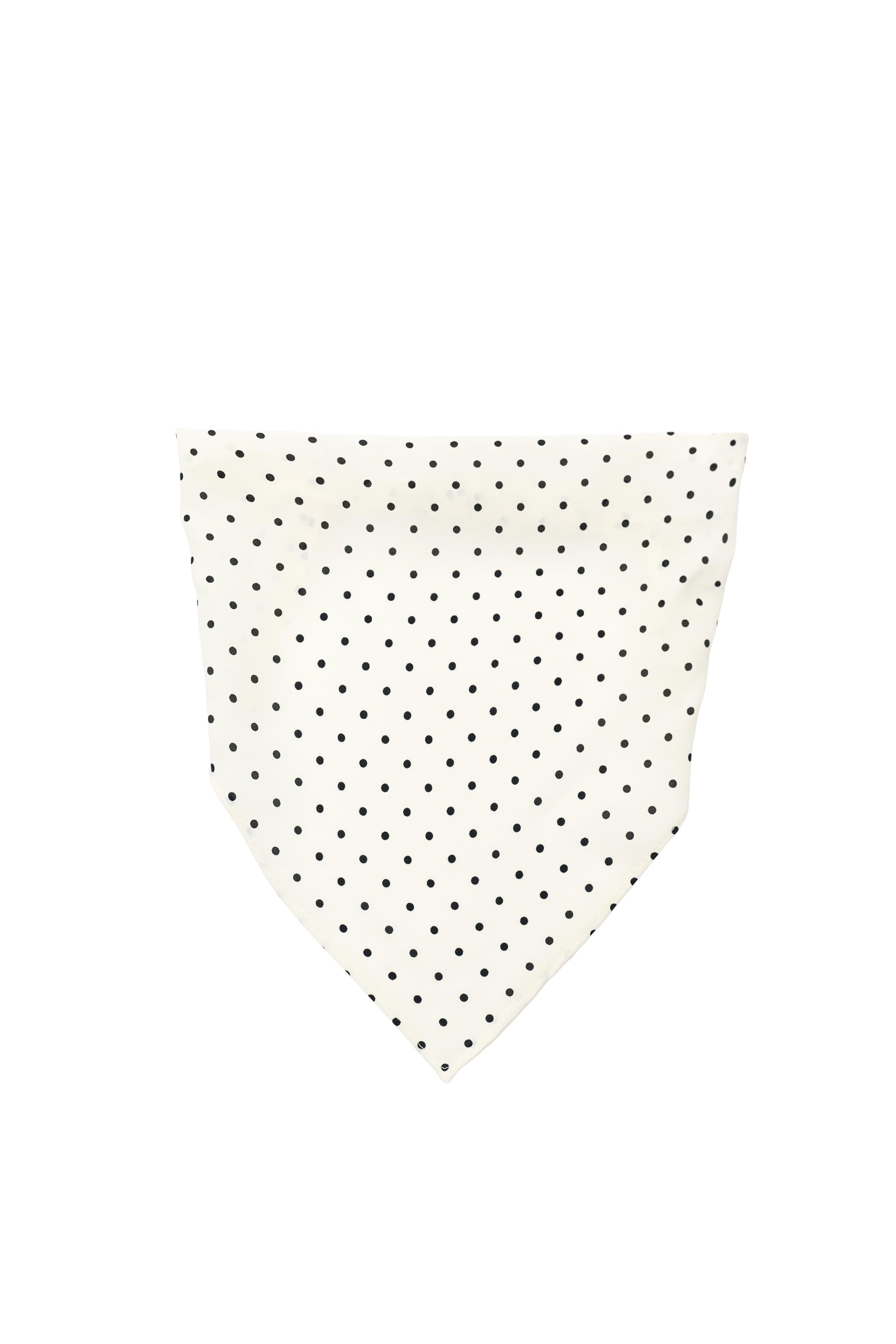 Puantiye desenli bandana - Görsel 6